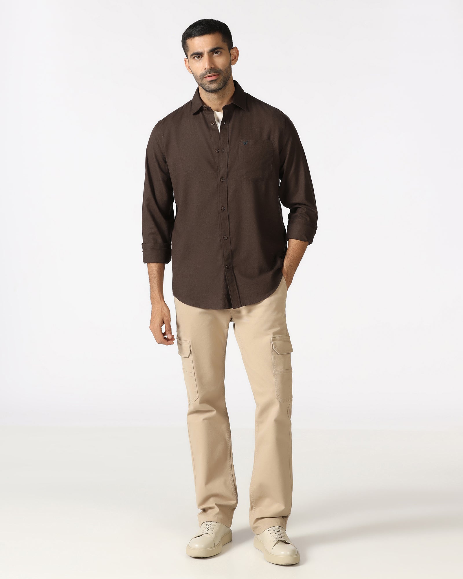 Chocolate Sauce Solid Shirt - Lenox