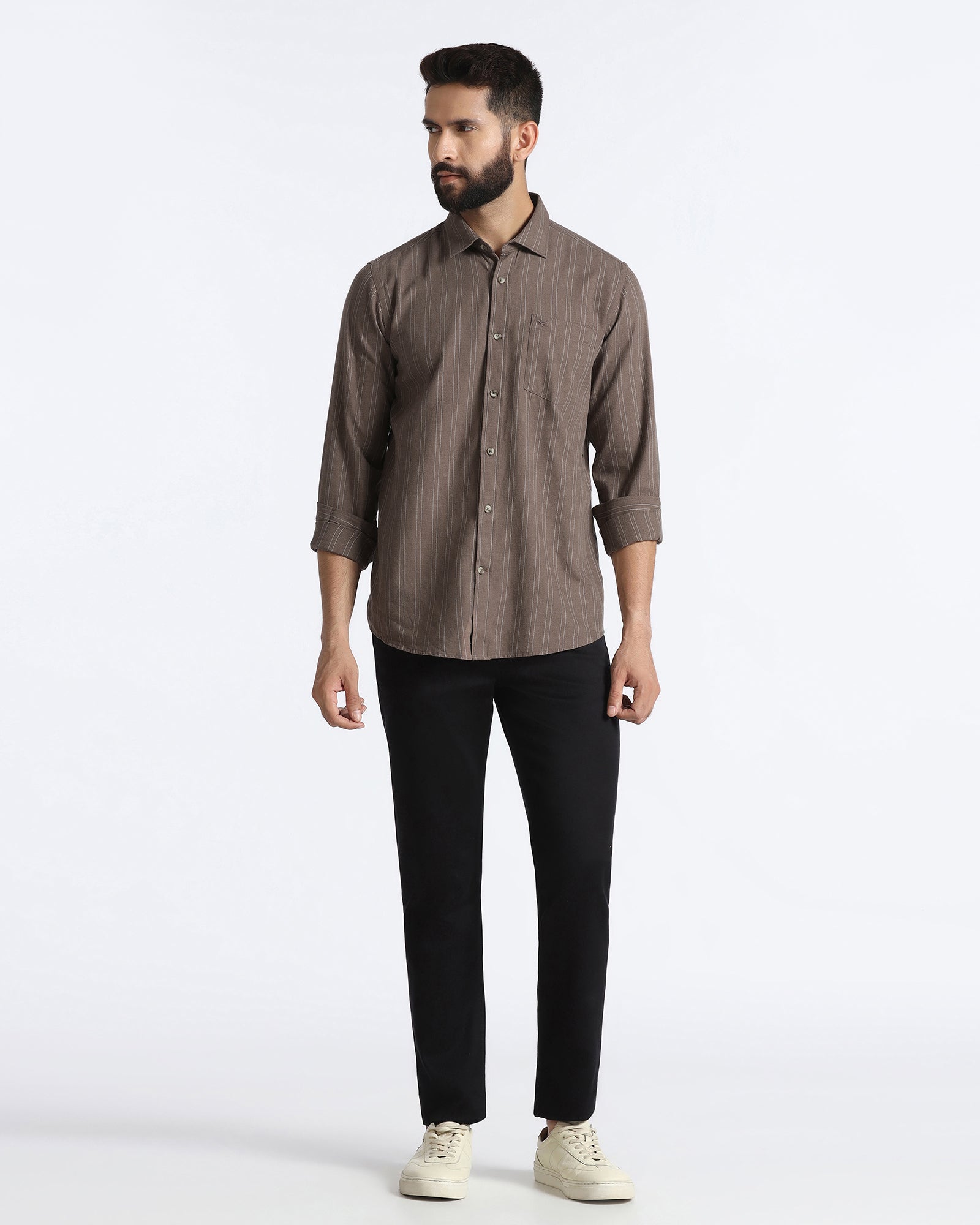 Chocolate Sauce Stripe Shirt - Numo