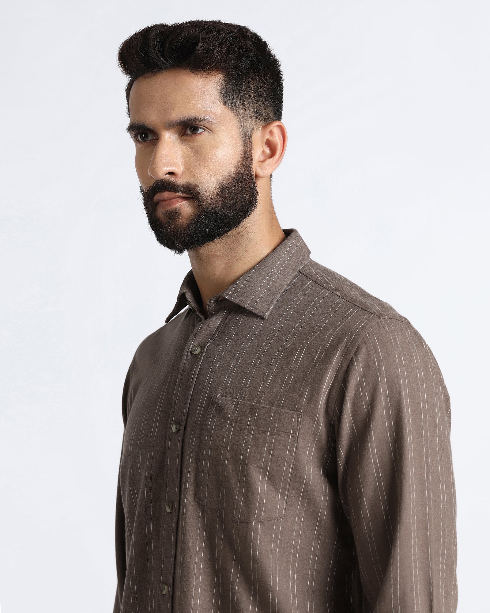 Chocolate Sauce Stripe Shirt - Numo