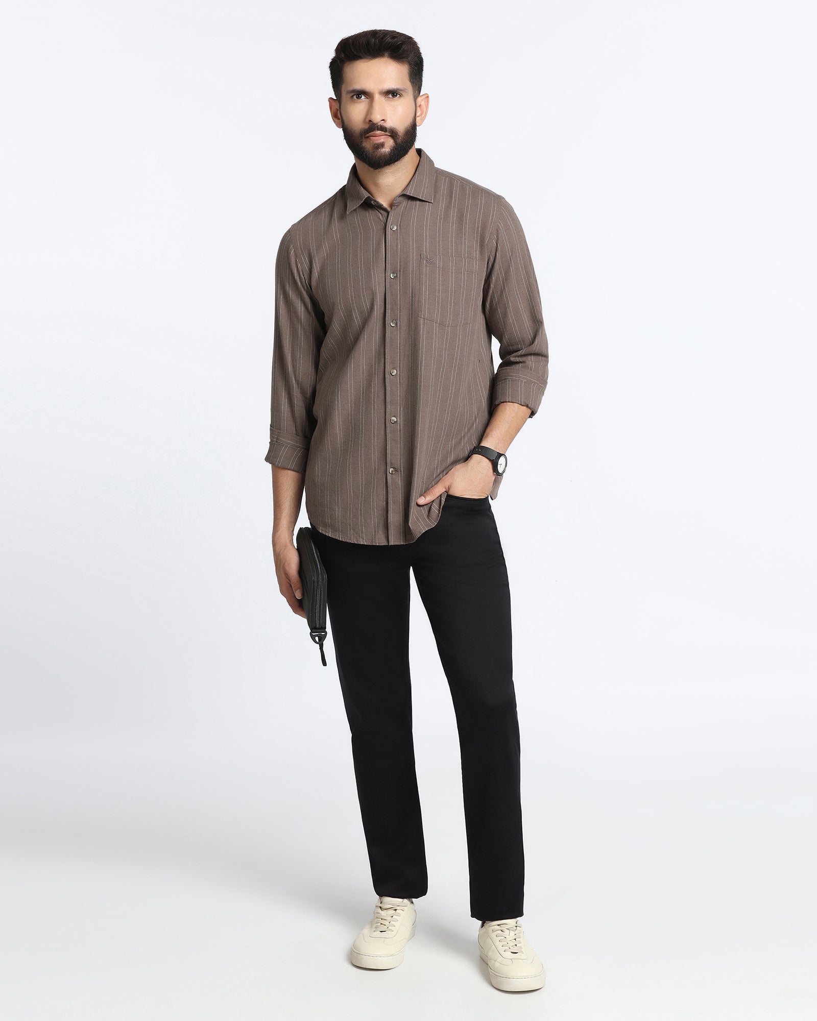 Chocolate Sauce Stripe Shirt - Numo