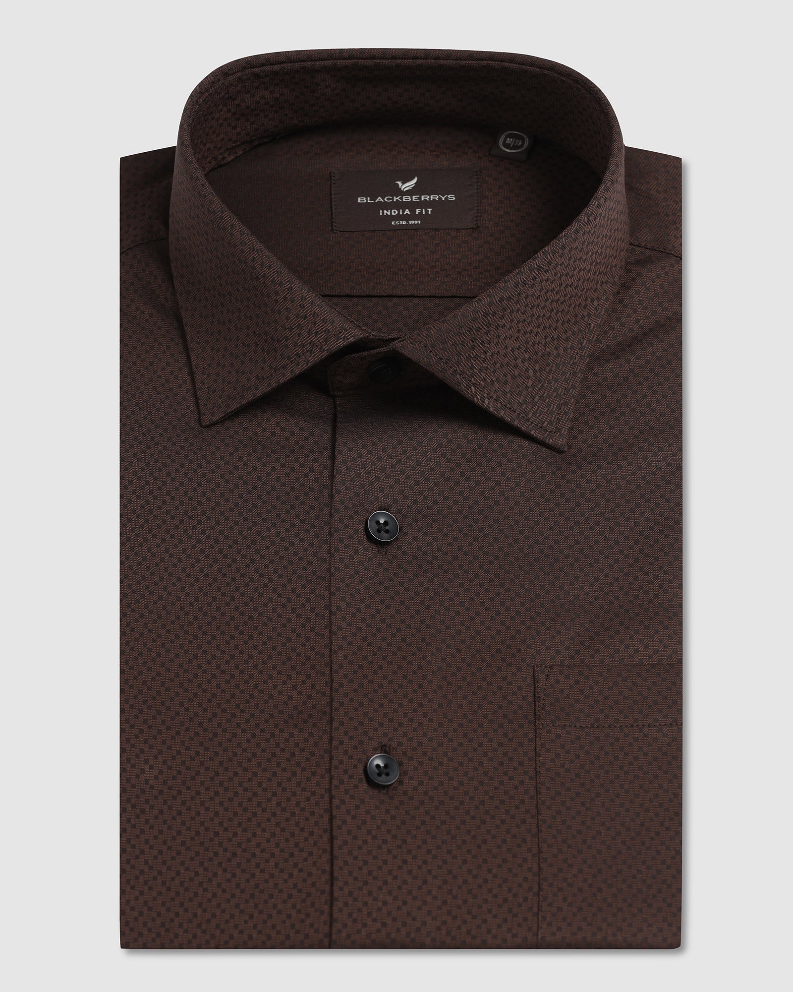 Chocolate Sauce Textured Shirt - Regard