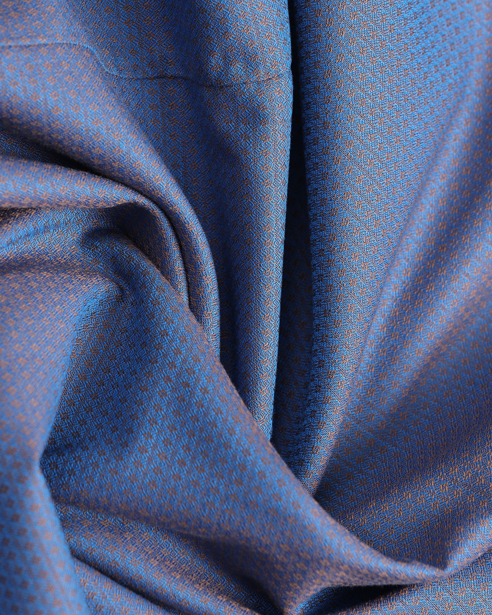 Cobalt Half Sleeve Textured Shirt - Zander