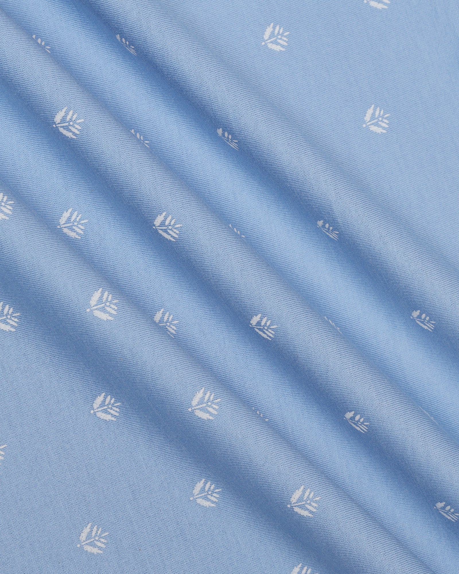 Cool Blue Printed Polo - Joey