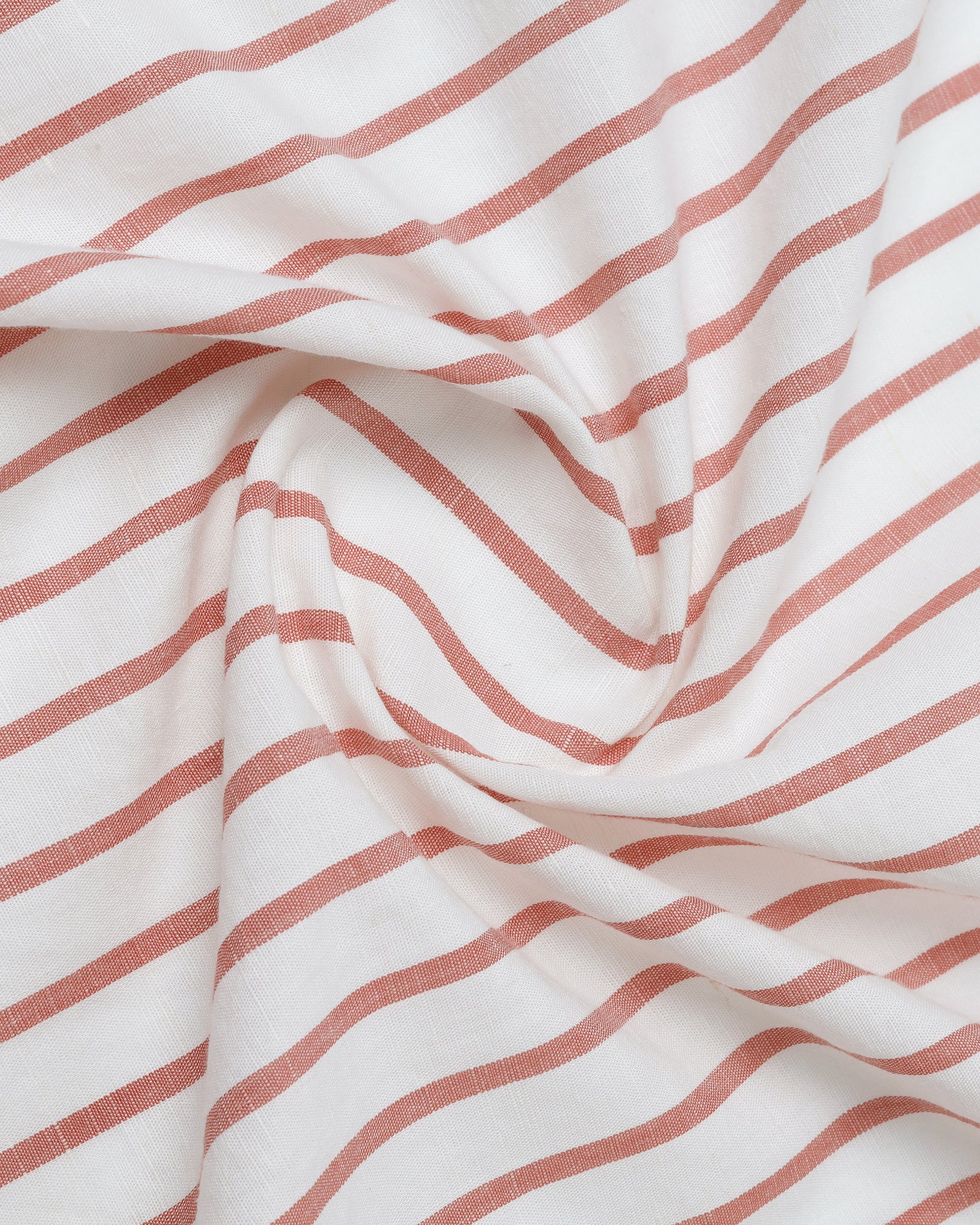Coral Linen Stripe Shirt - Marzel