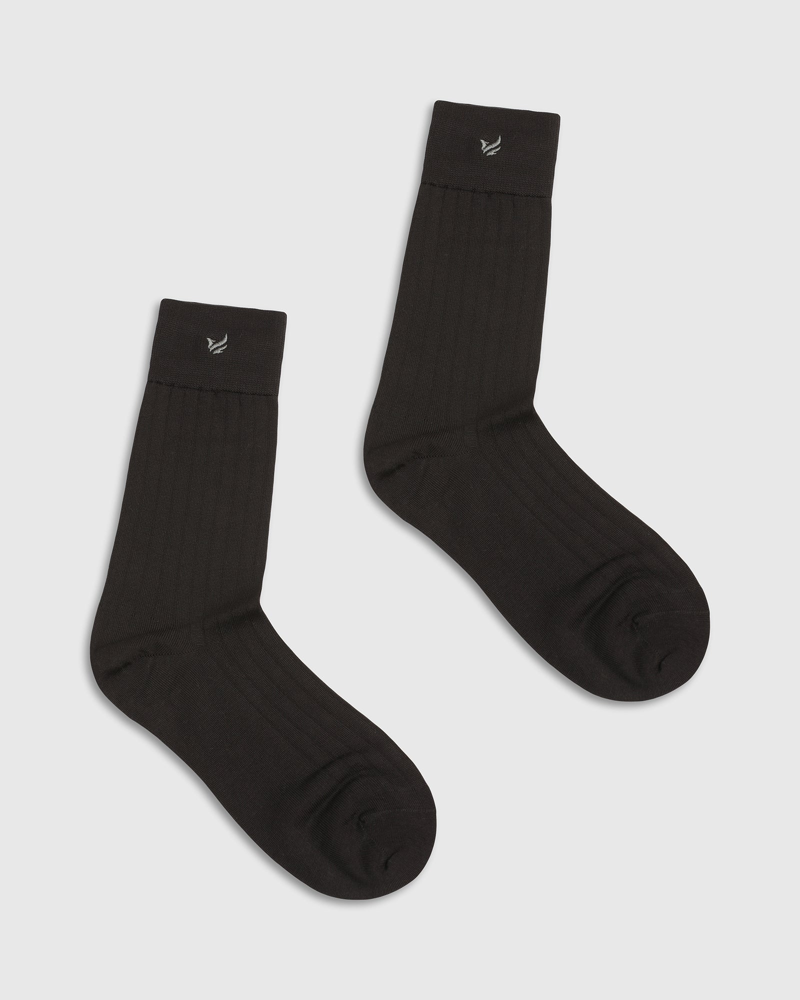 Cotton Black Knitted Socks - Vanek
