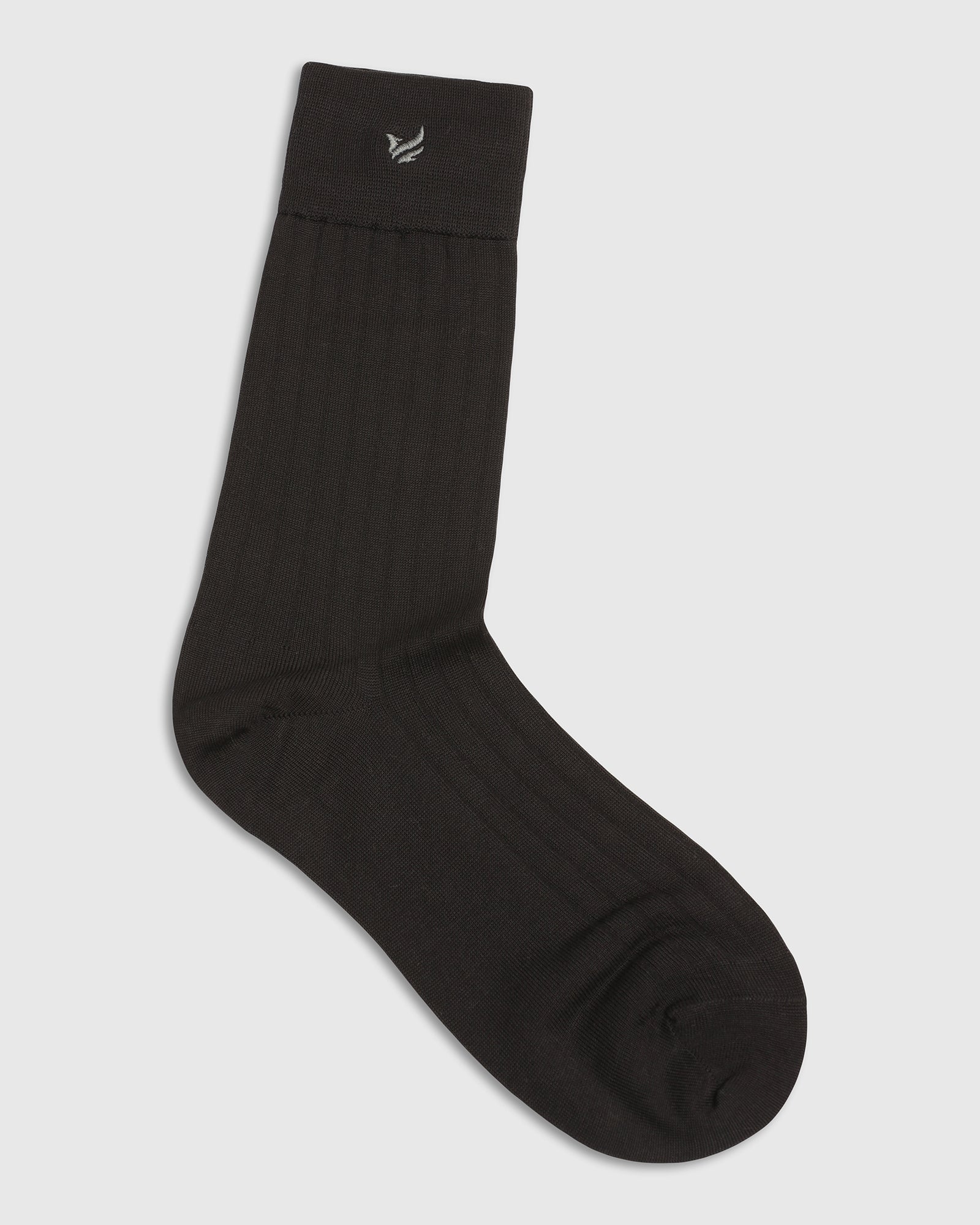 Cotton Black Knitted Socks - Vanek