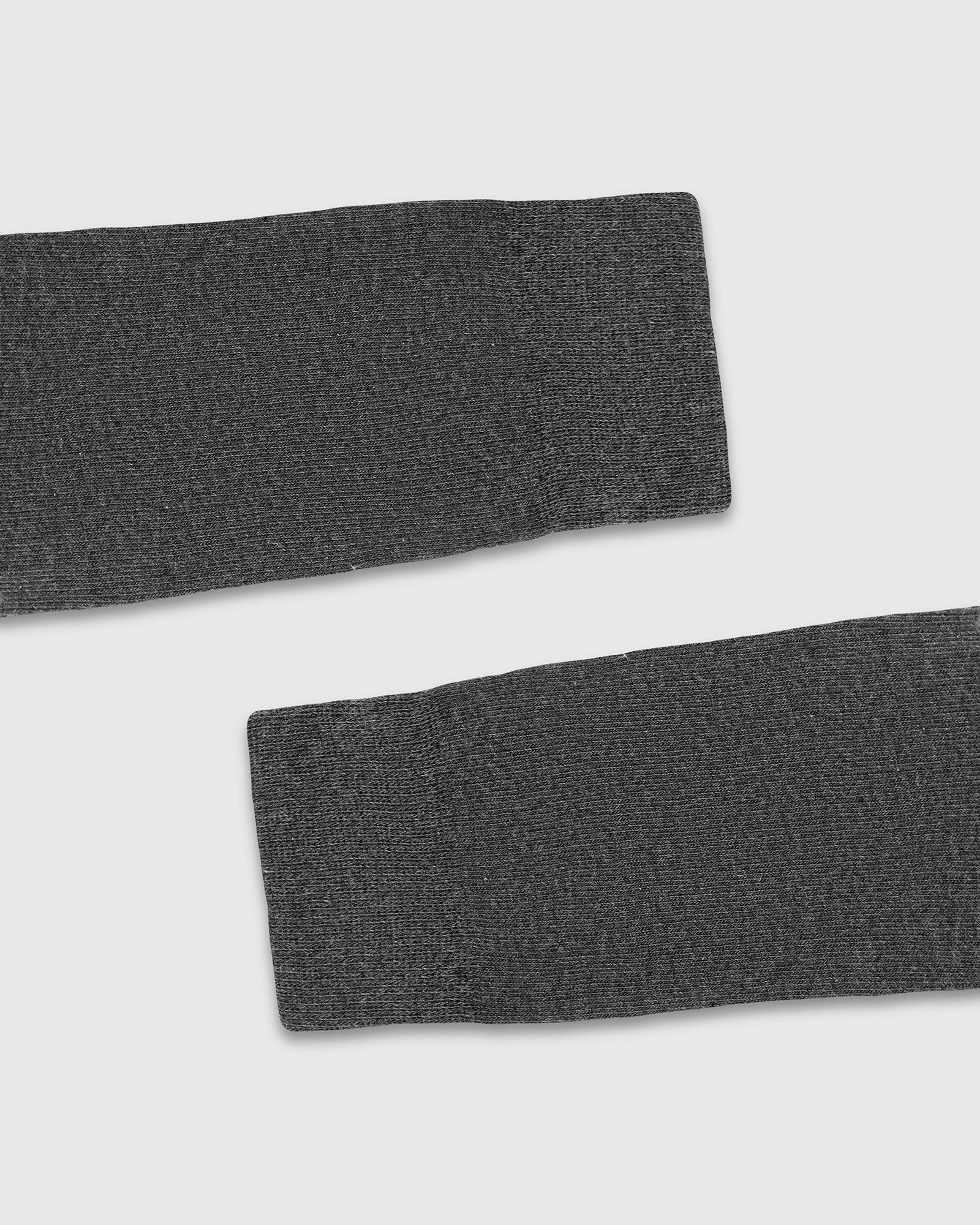 Cotton Dark Grey Knitted Socks - Turkey