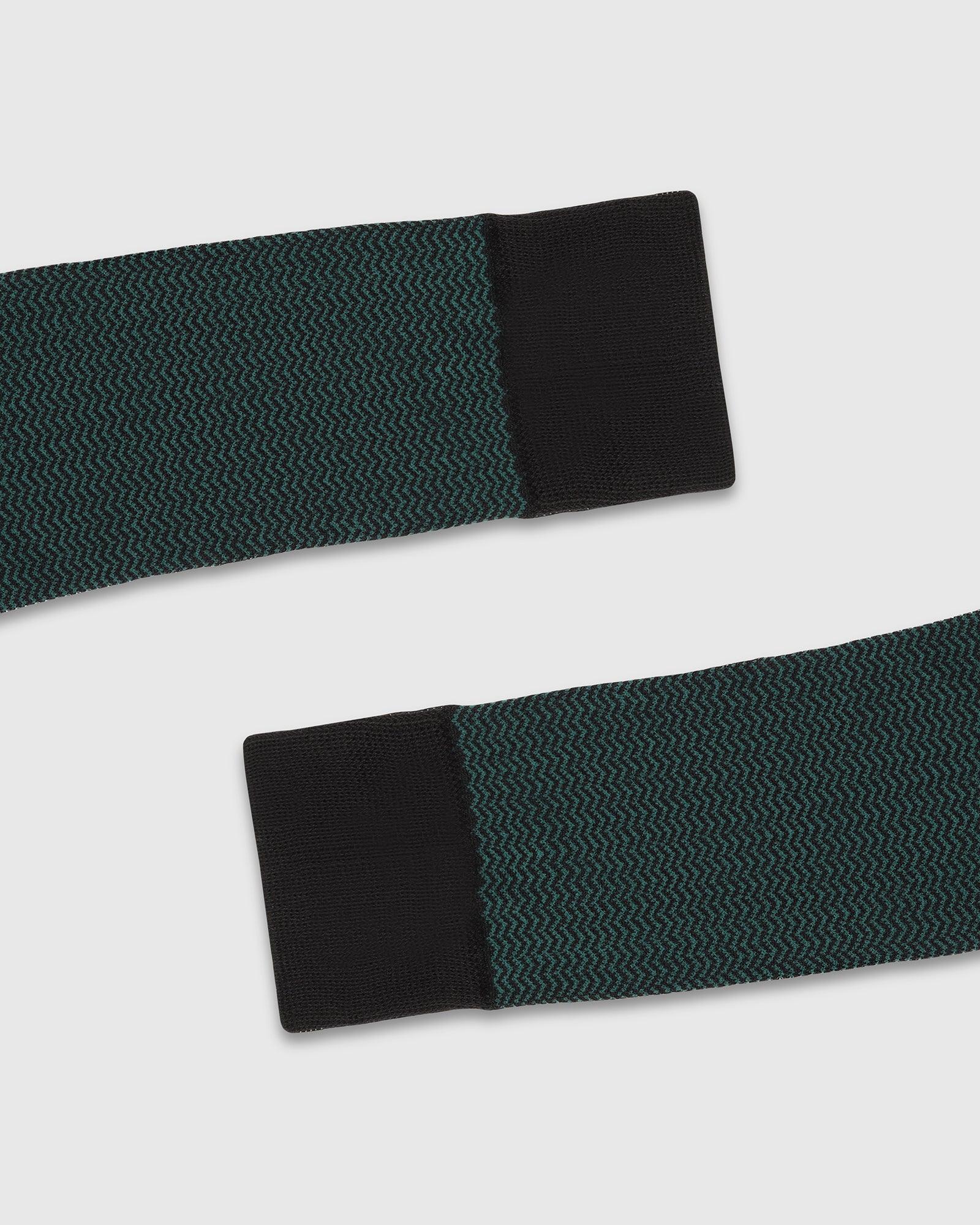 Cotton Green Knitted Socks - Tusken