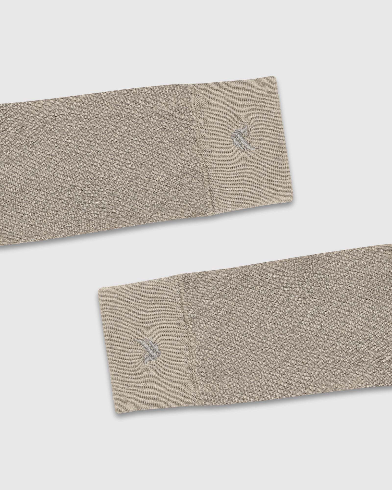 Cotton Grey Knitted Socks - Varil