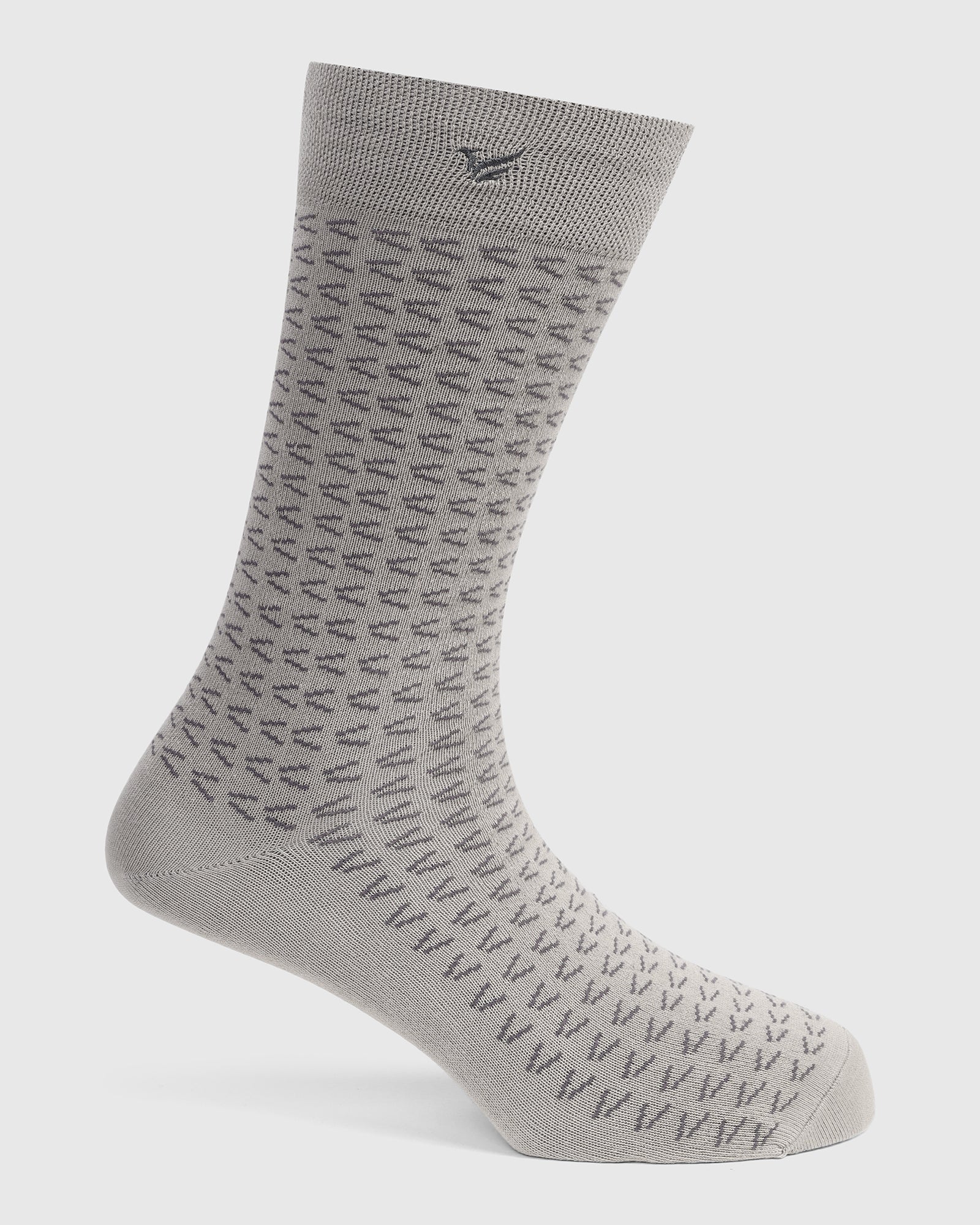 Cotton Grey Knitted Socks - Vaca