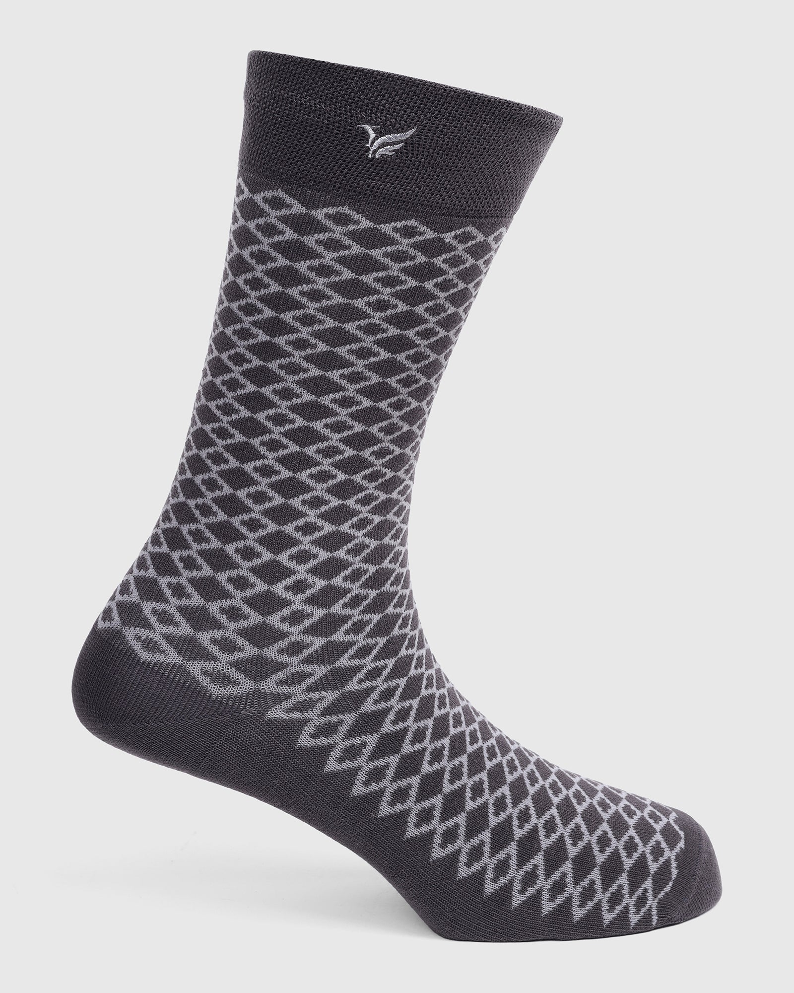 Cotton Grey Knitted Socks - Vanny