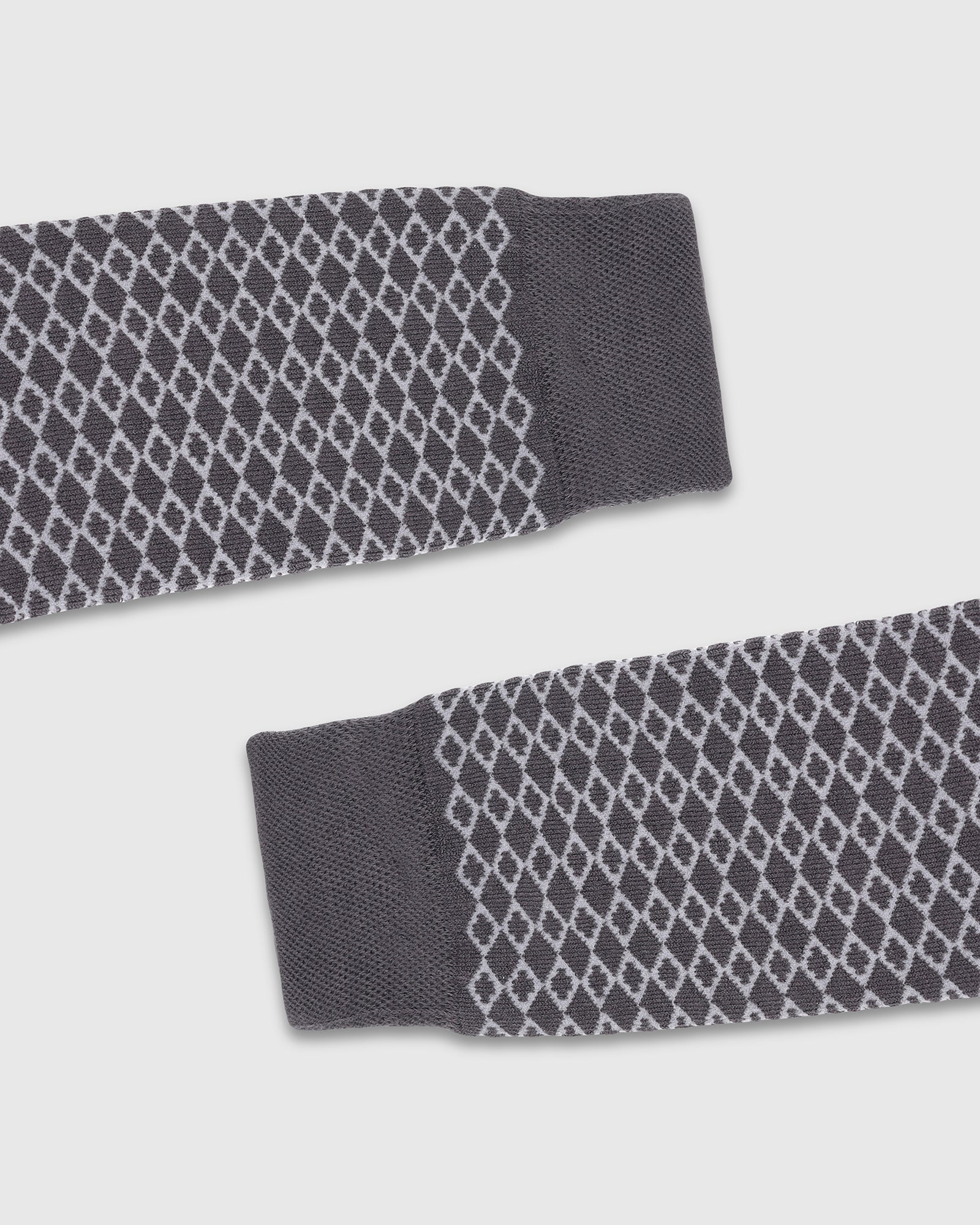 Cotton Grey Knitted Socks - Vanny
