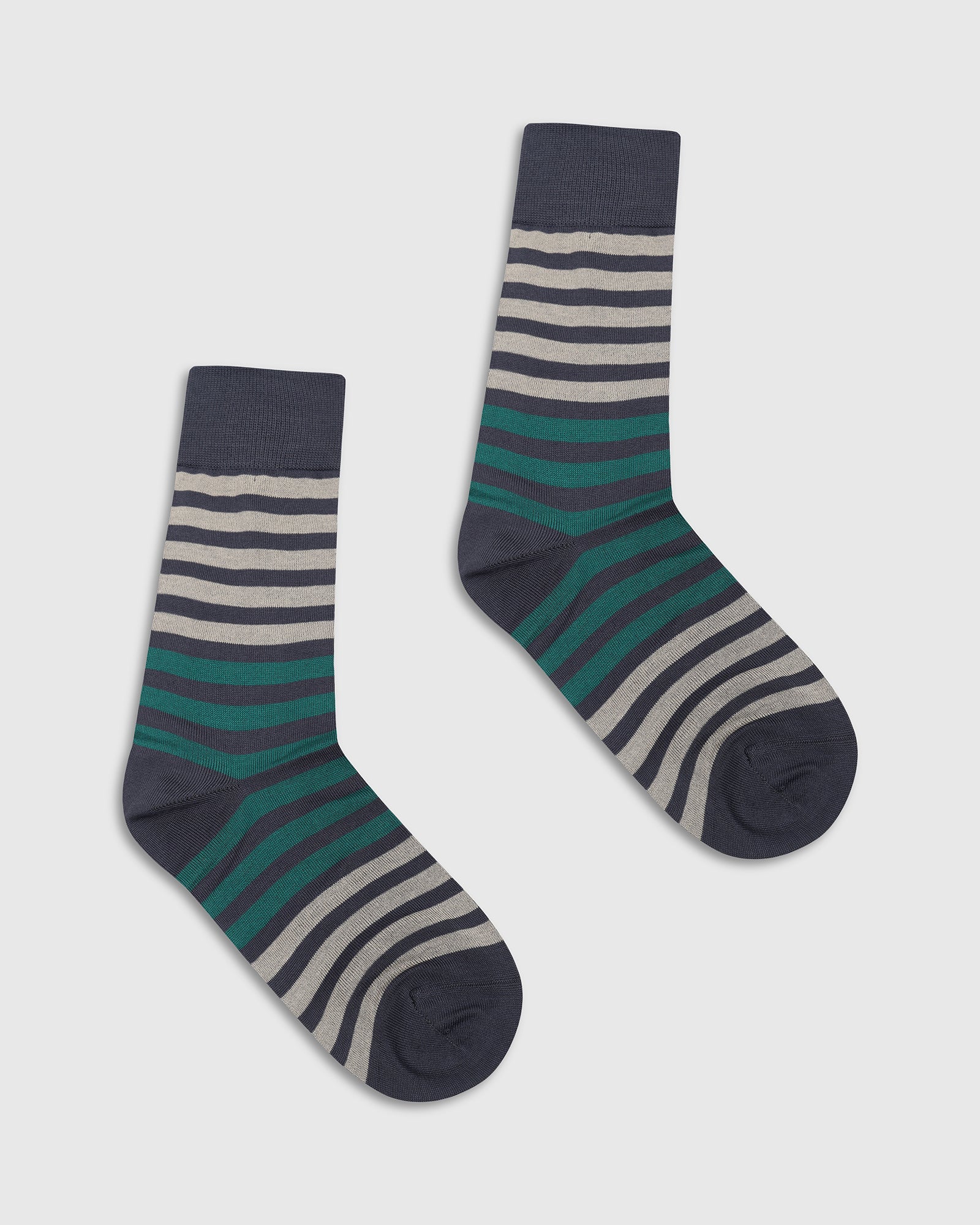 Cotton Grey Knitted Socks - Vock