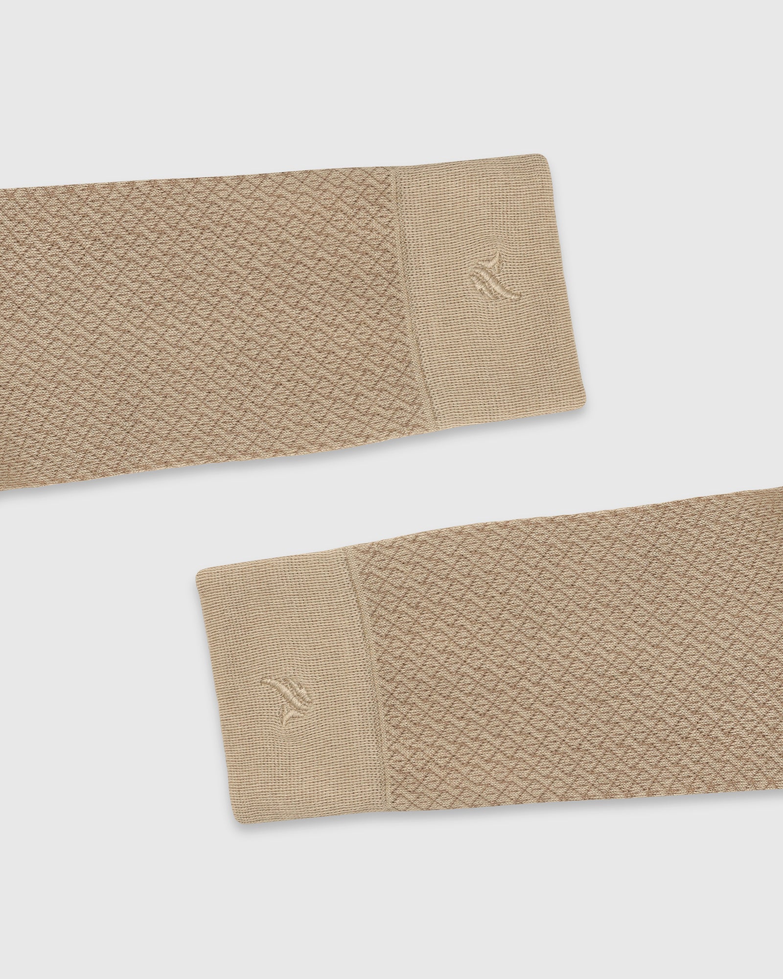 Cotton Khaki Knitted Socks - Varil