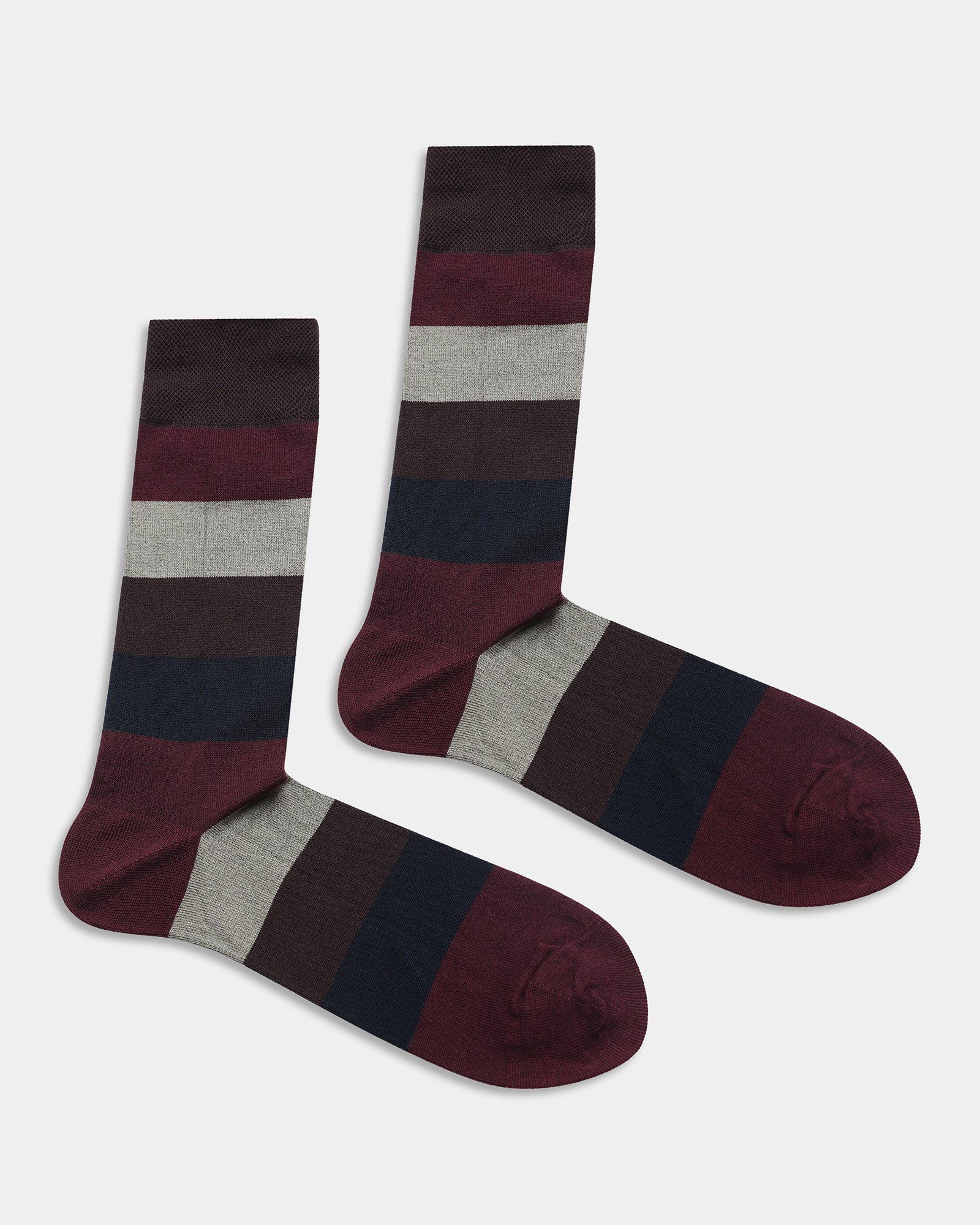 Cotton Multi Color Knitted Socks - Adour