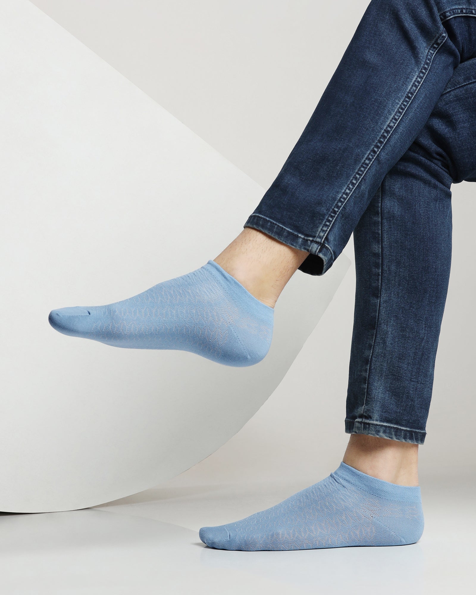 Combed Cotton Ankle Length Socks Pack of 3 - Alme