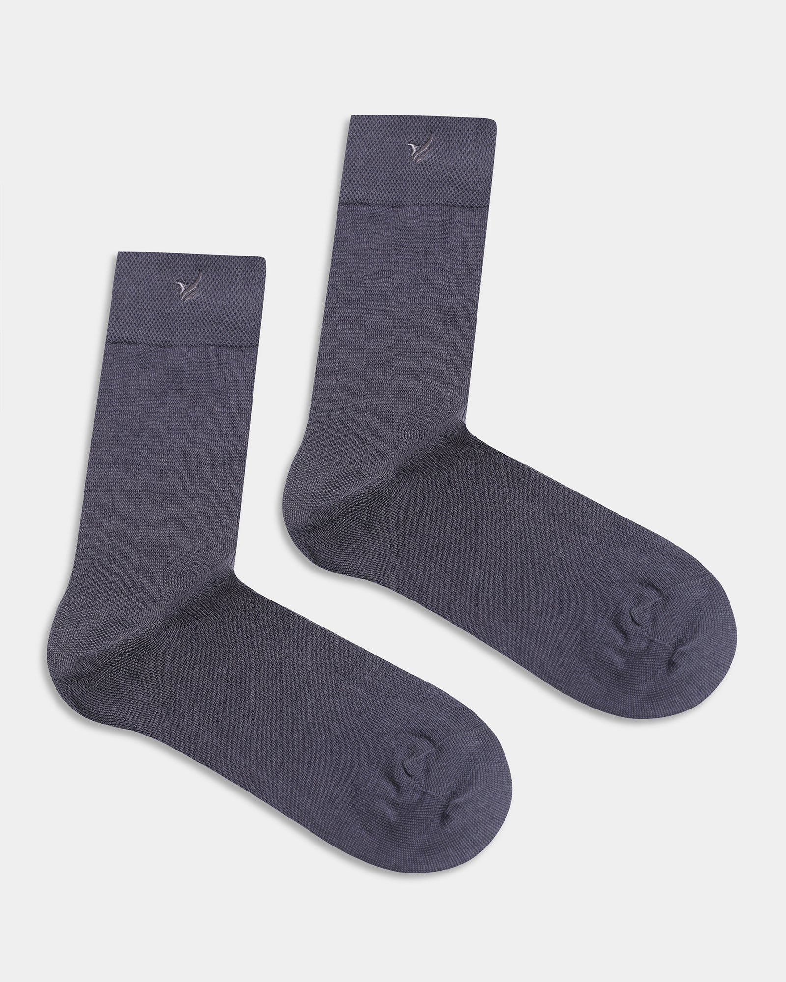 Mercerised Cotton Crew Length Socks Pack of 3 - Alpine