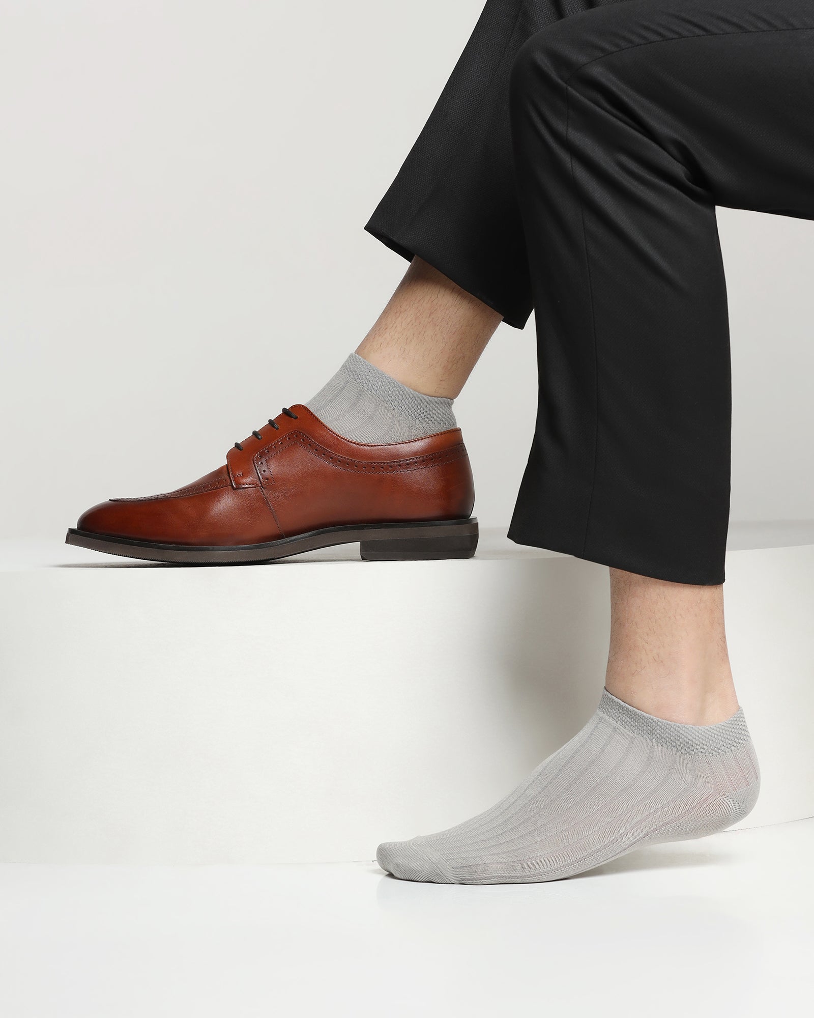 Combed Cotton Ankle Length Socks Pack of 3 - Arley