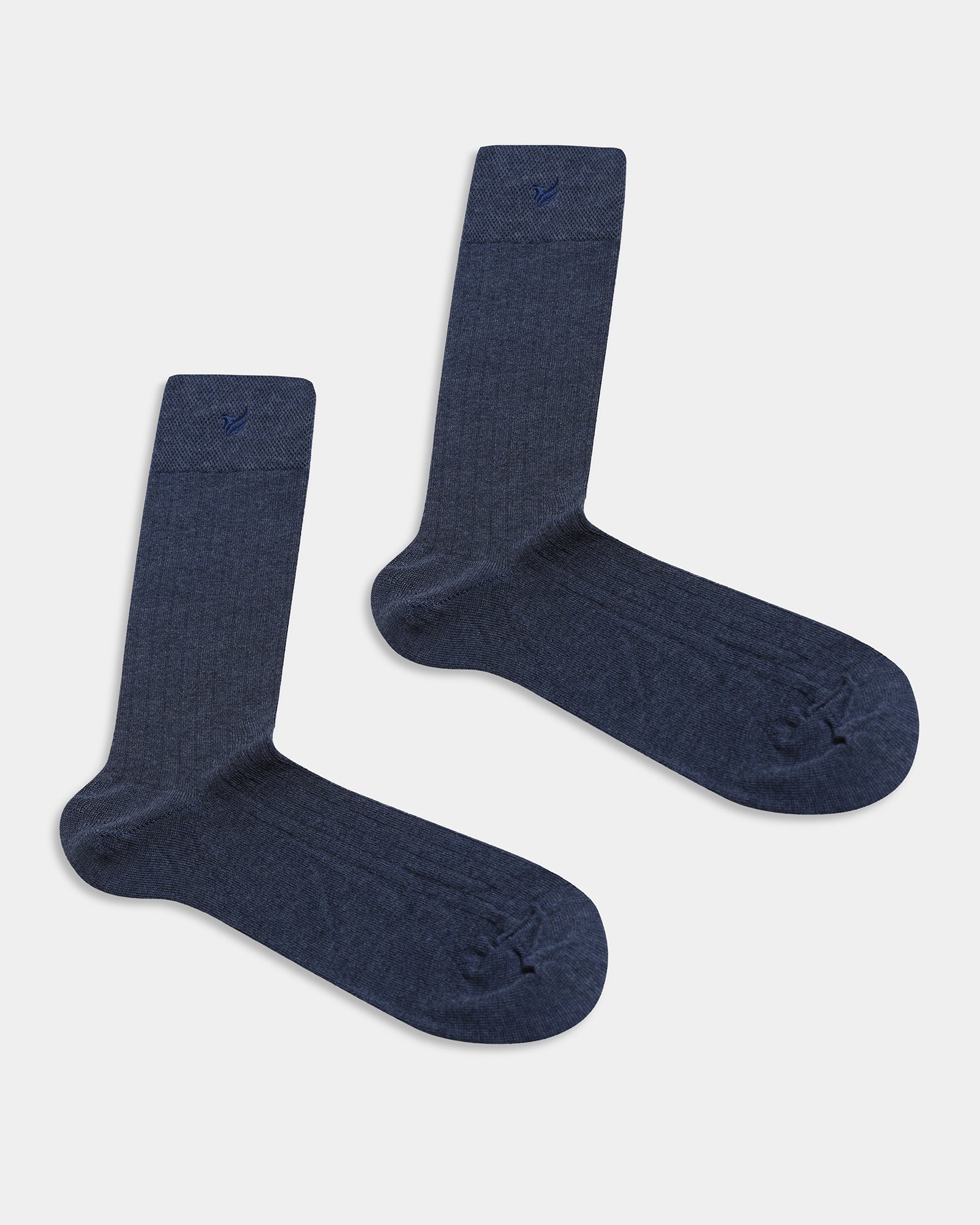 Mercerised Cotton Crew Length Socks Pack of 3 - Auraa