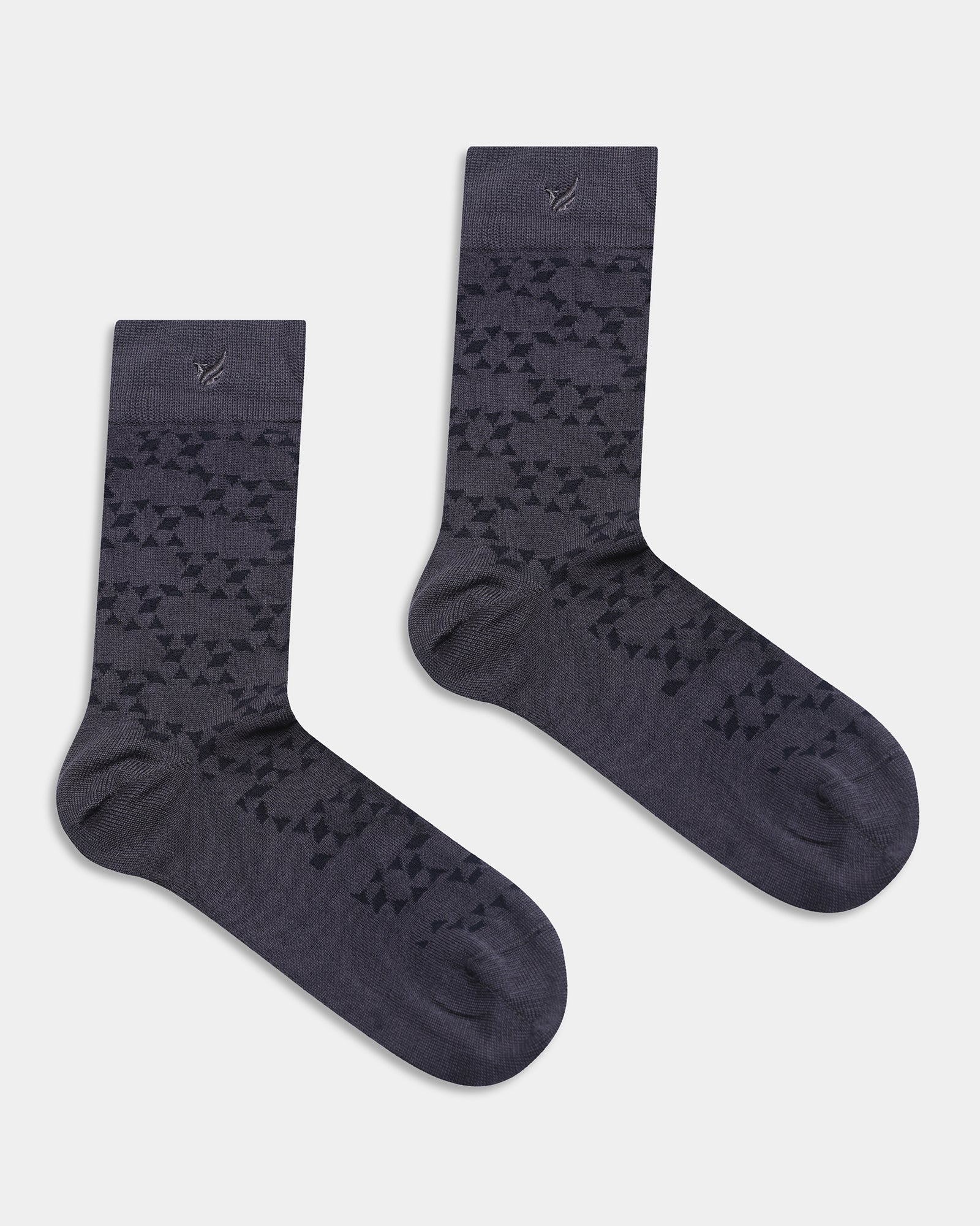Mercerised Cotton Crew Length Socks Pack of 3 - Axo
