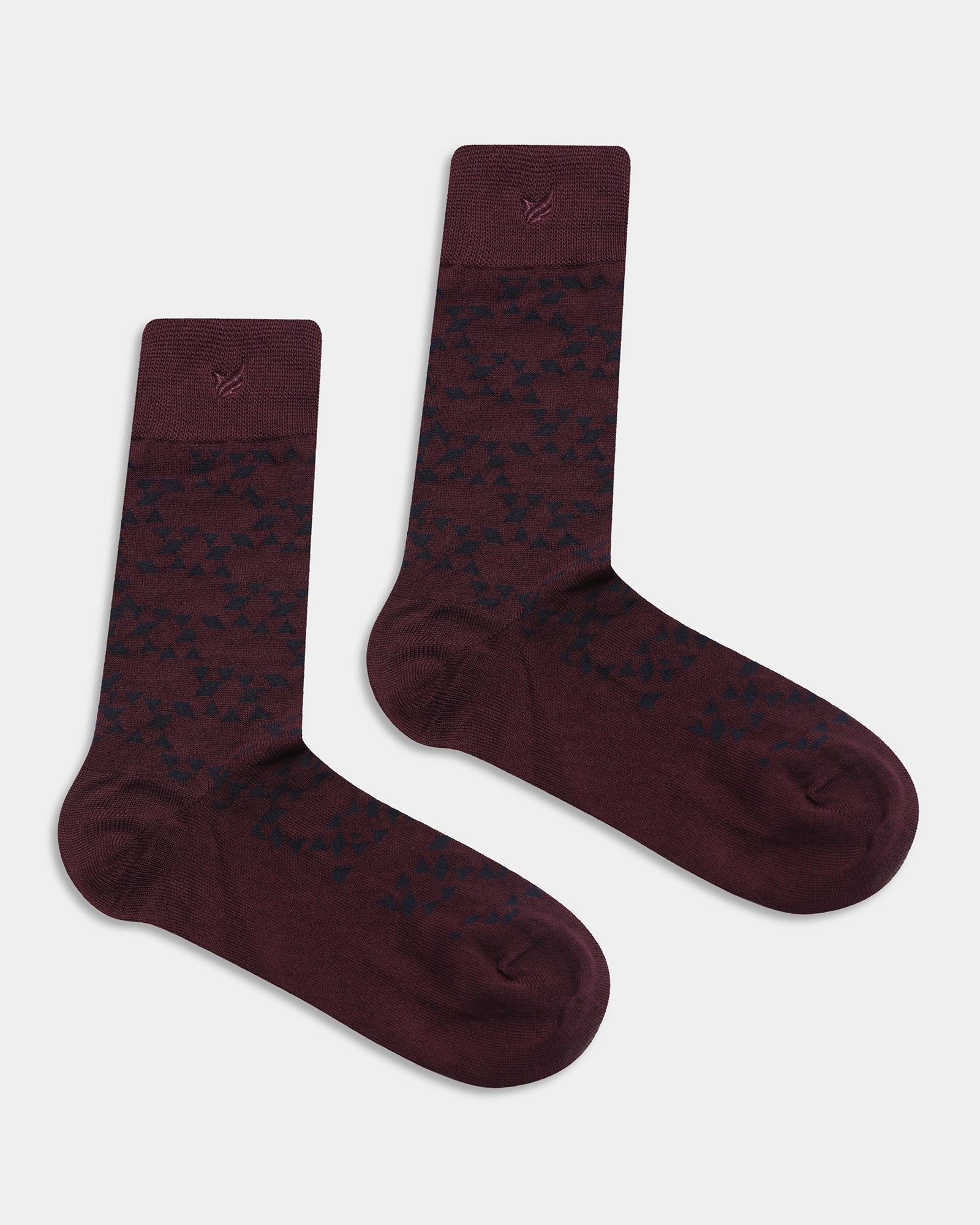Mercerised Cotton Crew Length Socks Pack of 3 - Axo