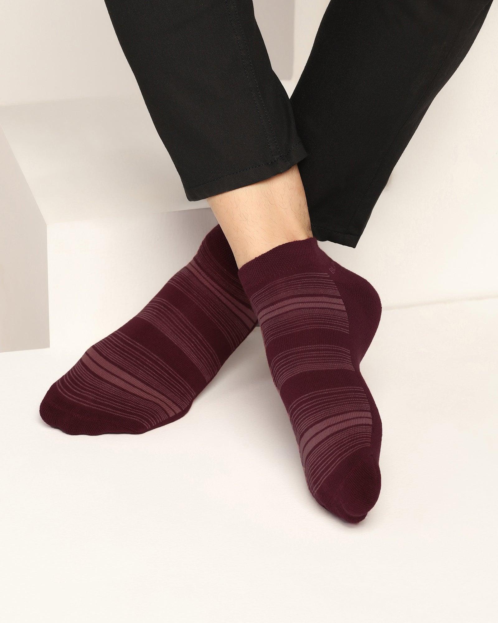 Cotton Multi Color Knitted Socks - Time