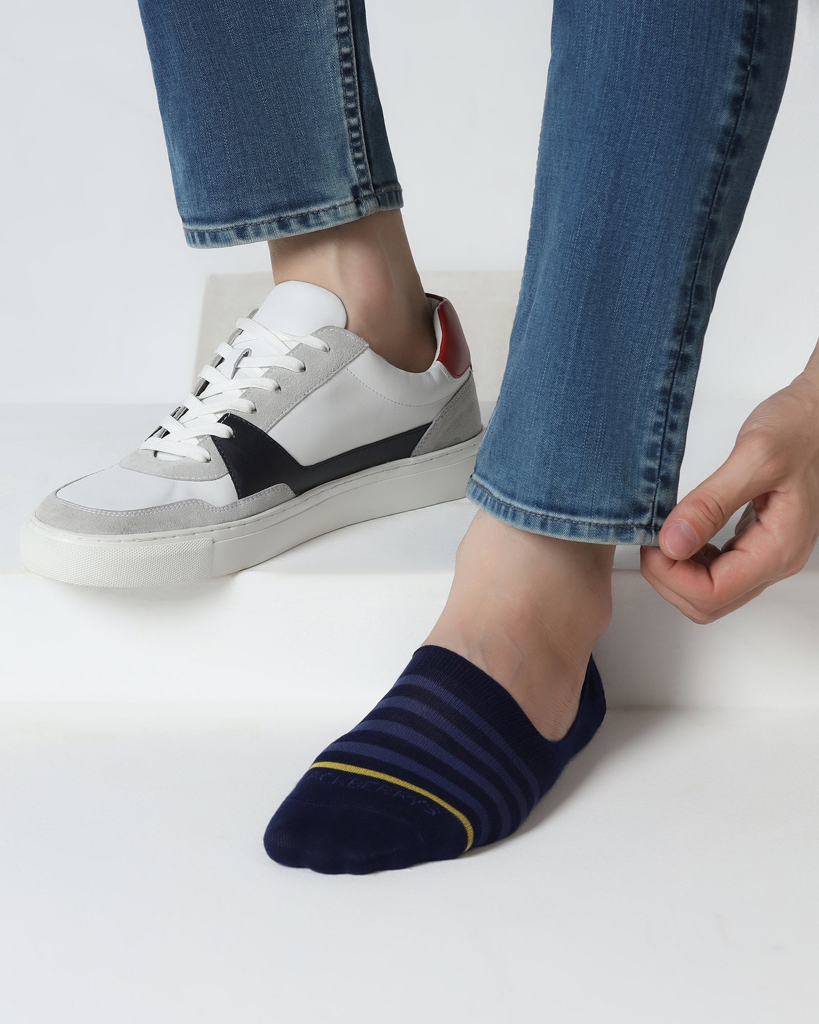 Cotton Multi Color Knitted Socks - Velhy