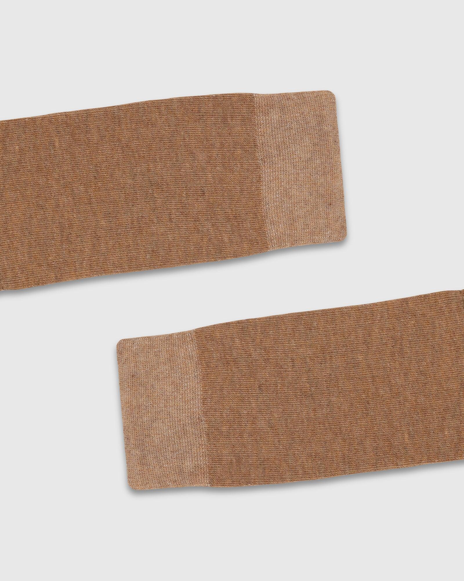 Cotton Mustard Knitted Socks - Turkey