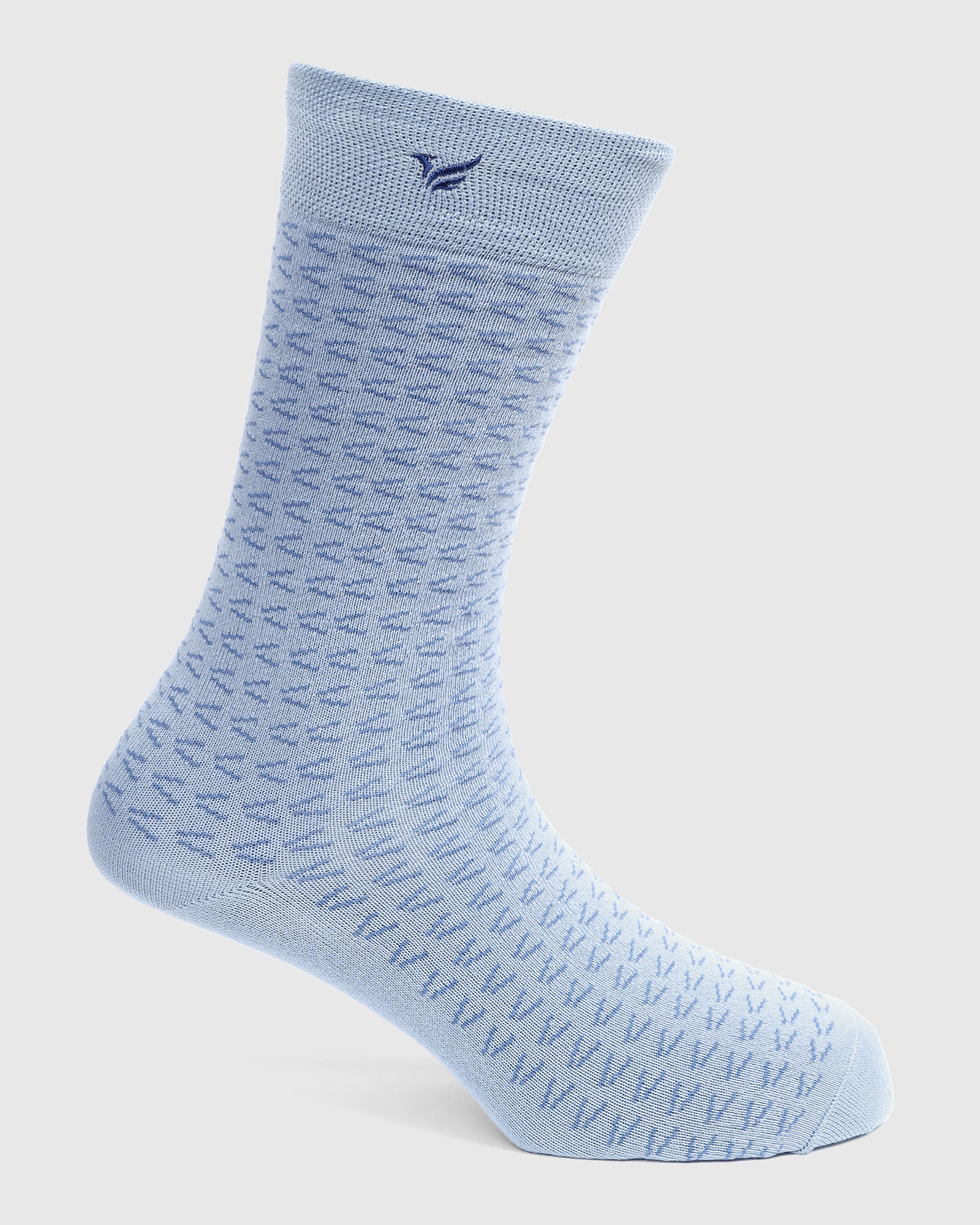 Cotton Sky Blue Knitted Socks - Vaca