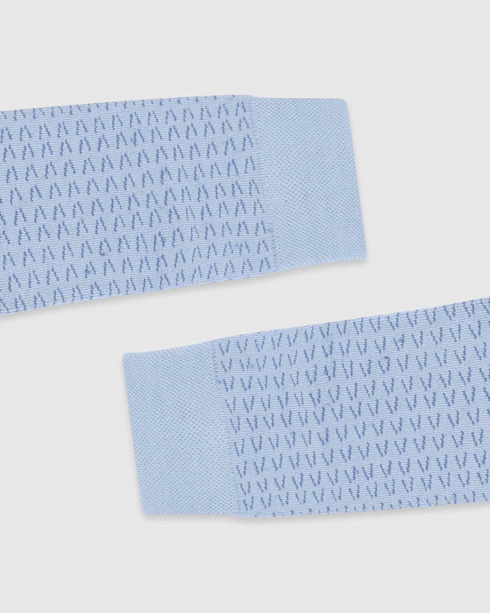 Cotton Sky Blue Knitted Socks - Vaca