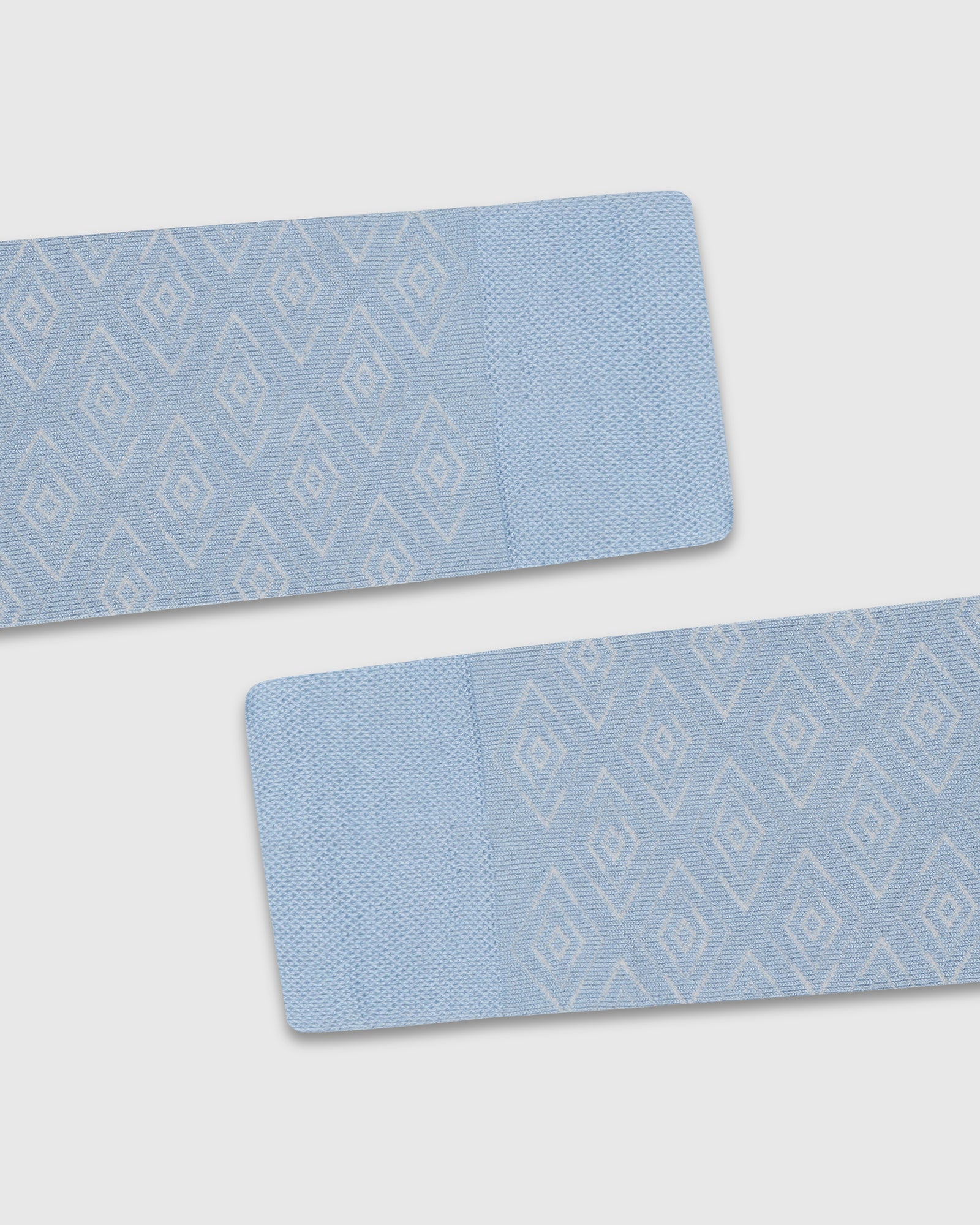 Cotton Sky Blue Knitted Socks - Valta