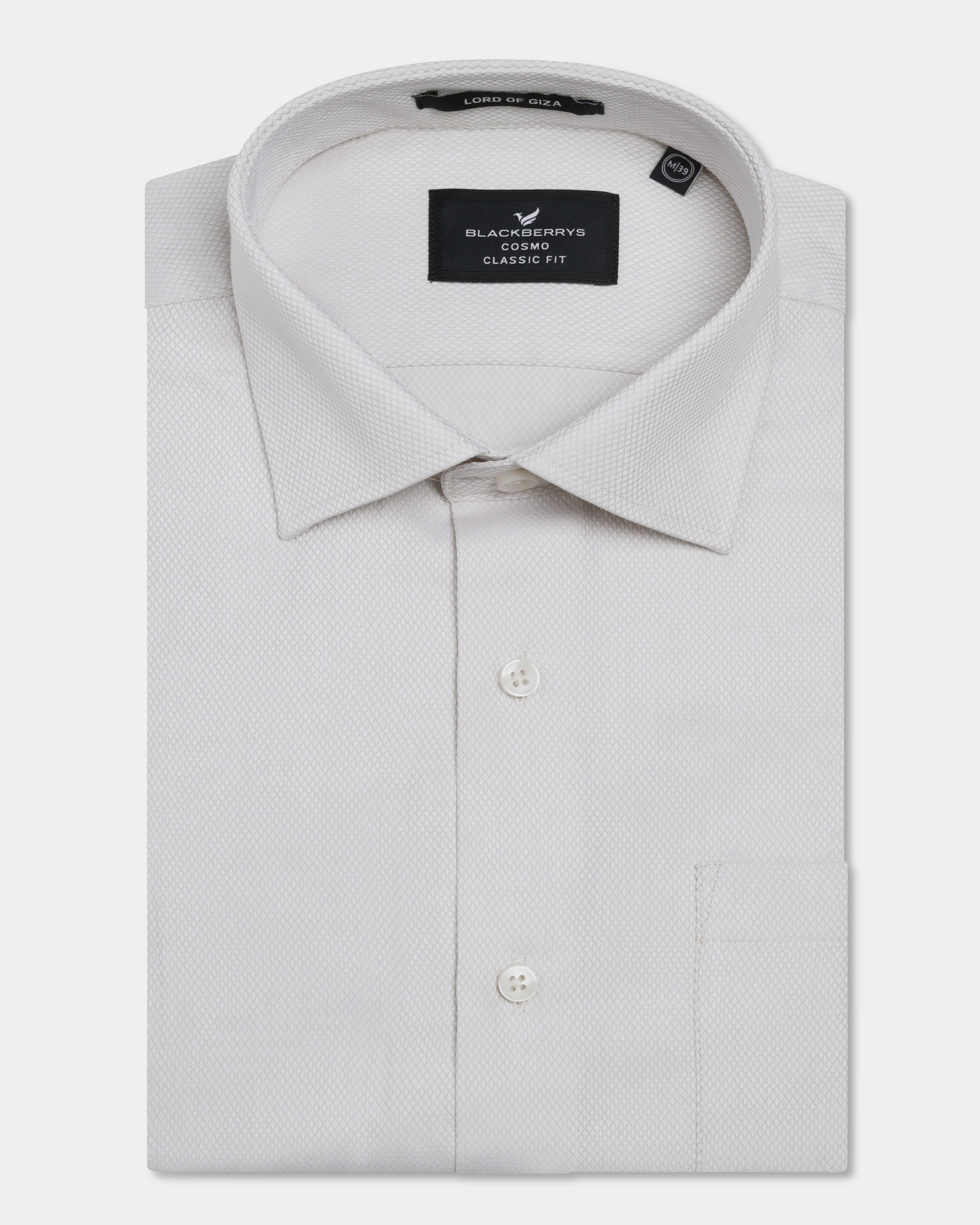 Cream Textured Shirt - Quinn