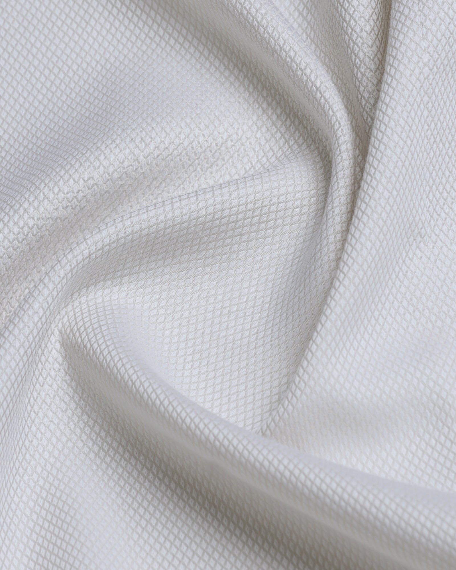 Cream Textured Shirt - Quinn