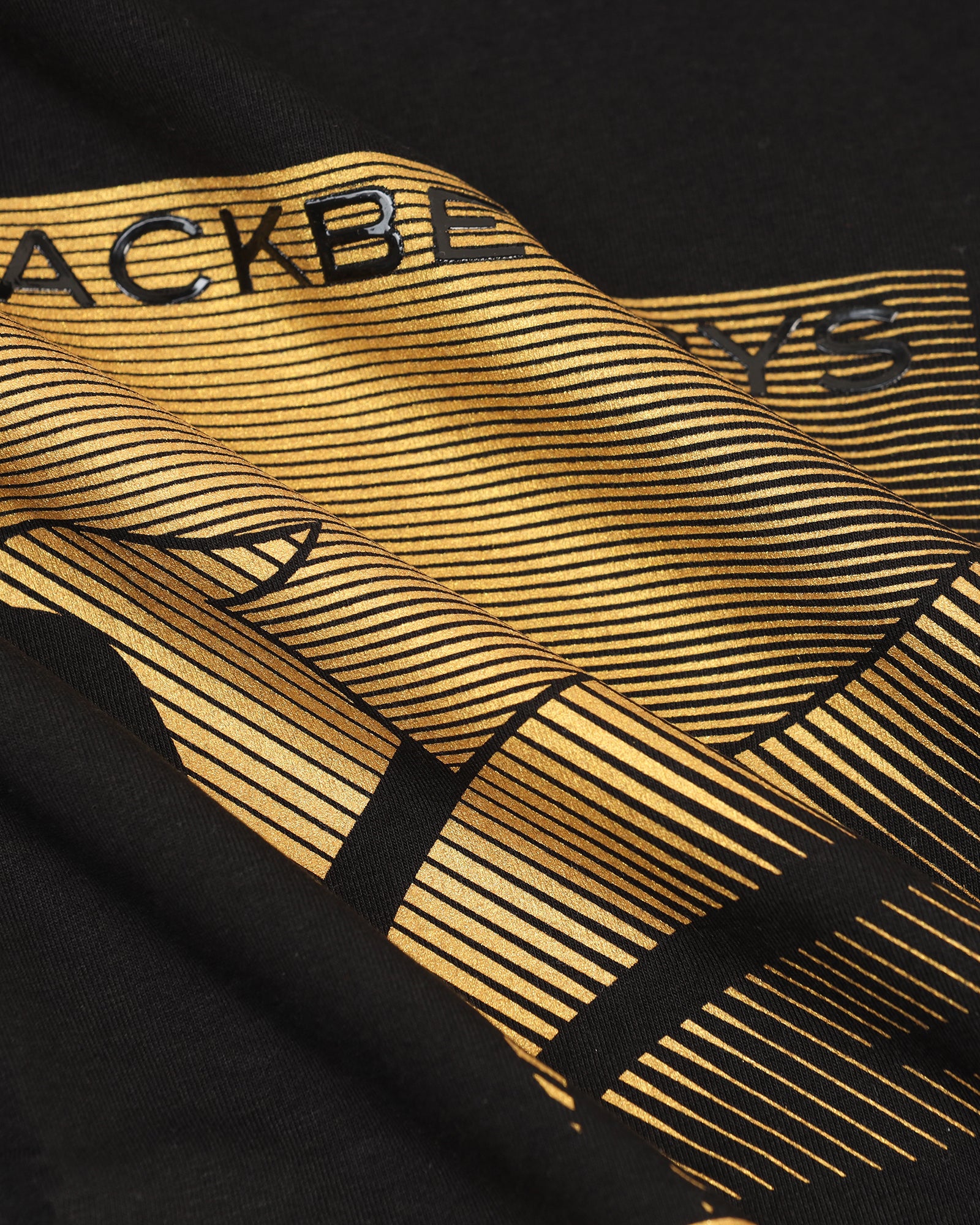 Crew Neck Black Printed T-Shirt - Pilot