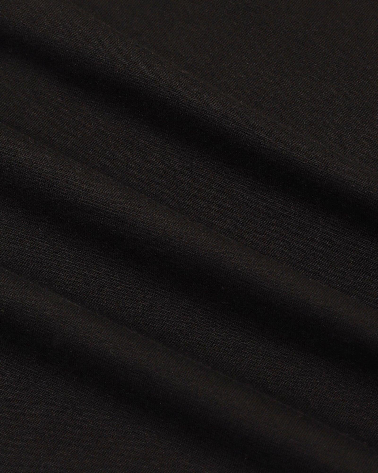 Crew Neck Black Printed T-Shirt - Salve