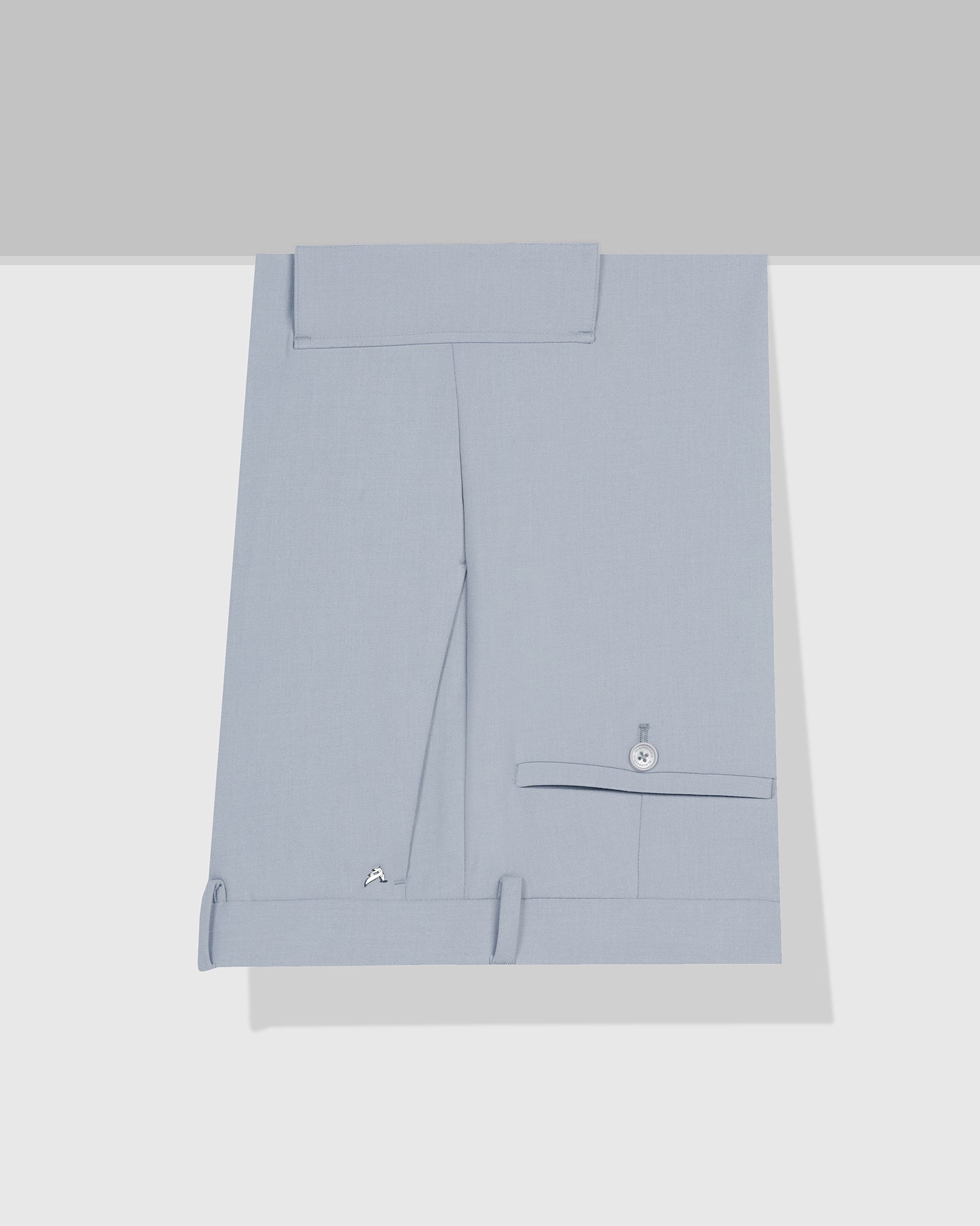 Slim Comfort B-95 Formal Light Blue Solid Trouser - Victor