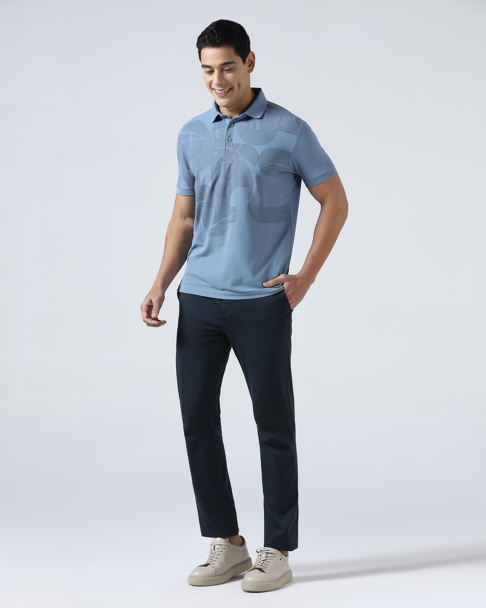 Dark Blue TechPro Solid Trouser - Explorer