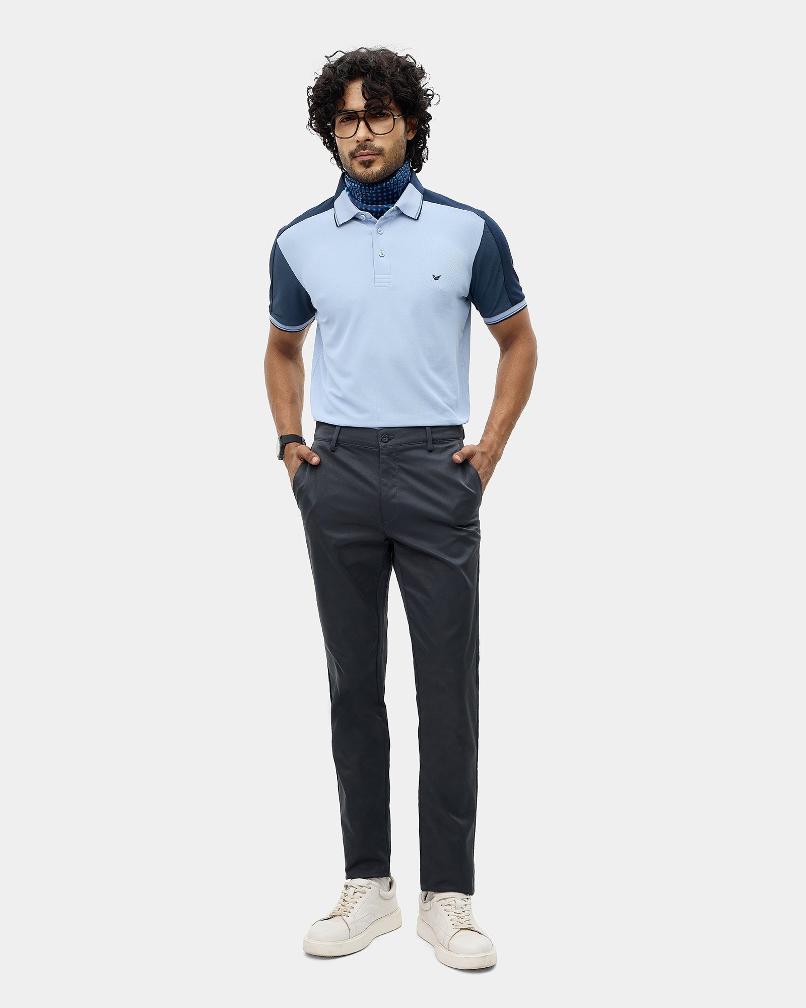 Dark Blue TechPro Textured Khakis - Draken
