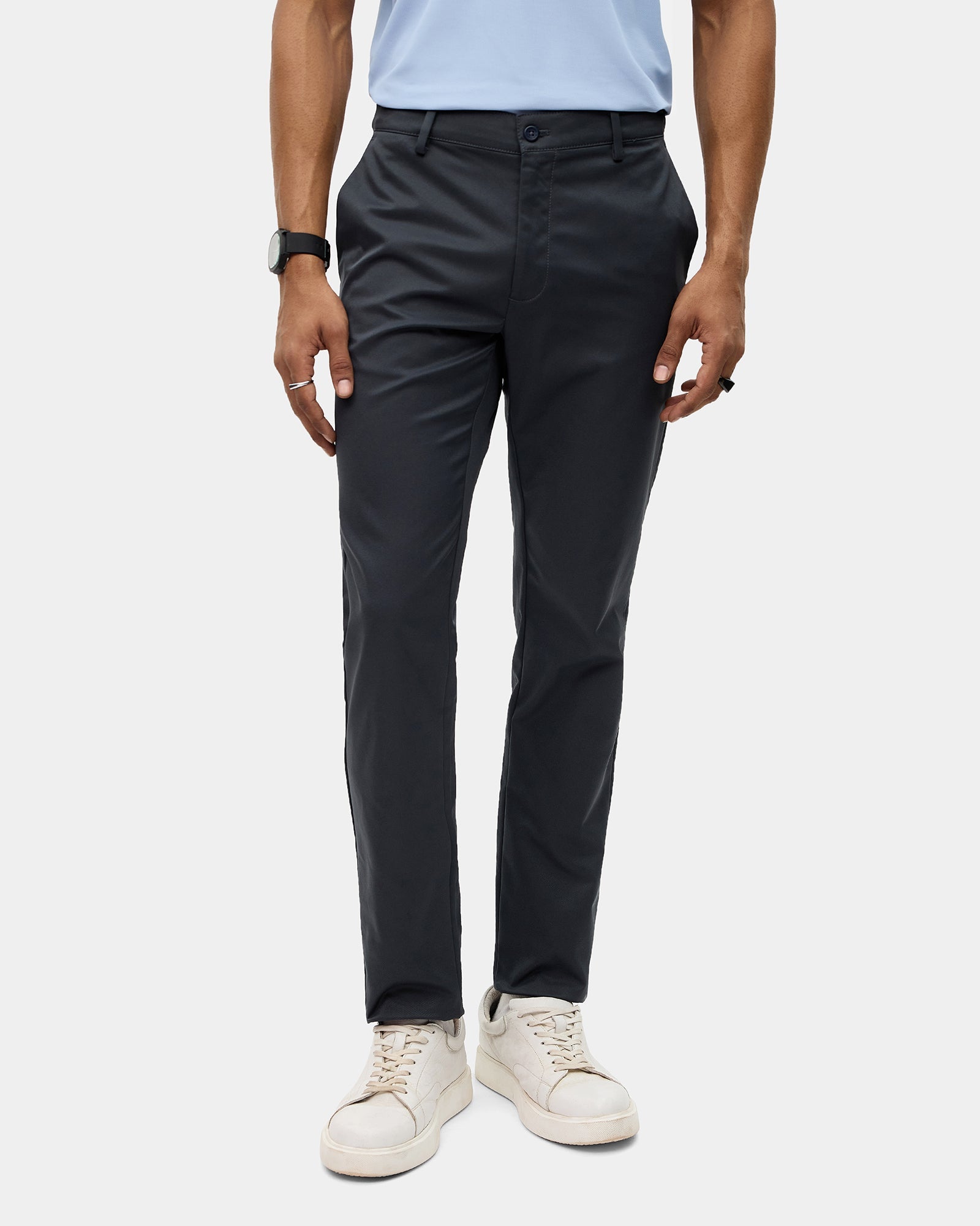 Dark Blue TechPro Textured Khakis - Draken