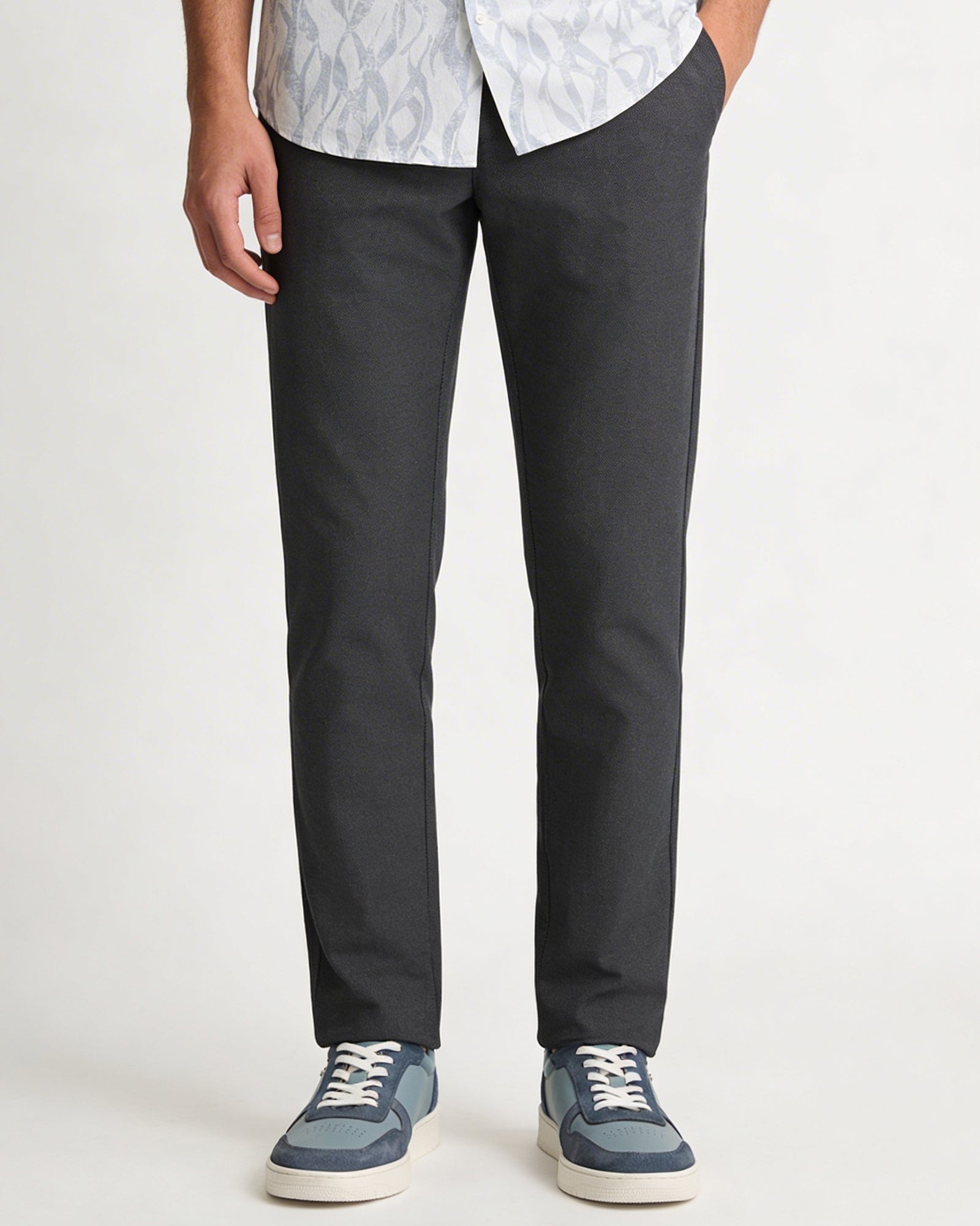 Dark Grey Printed Khaki - Biden