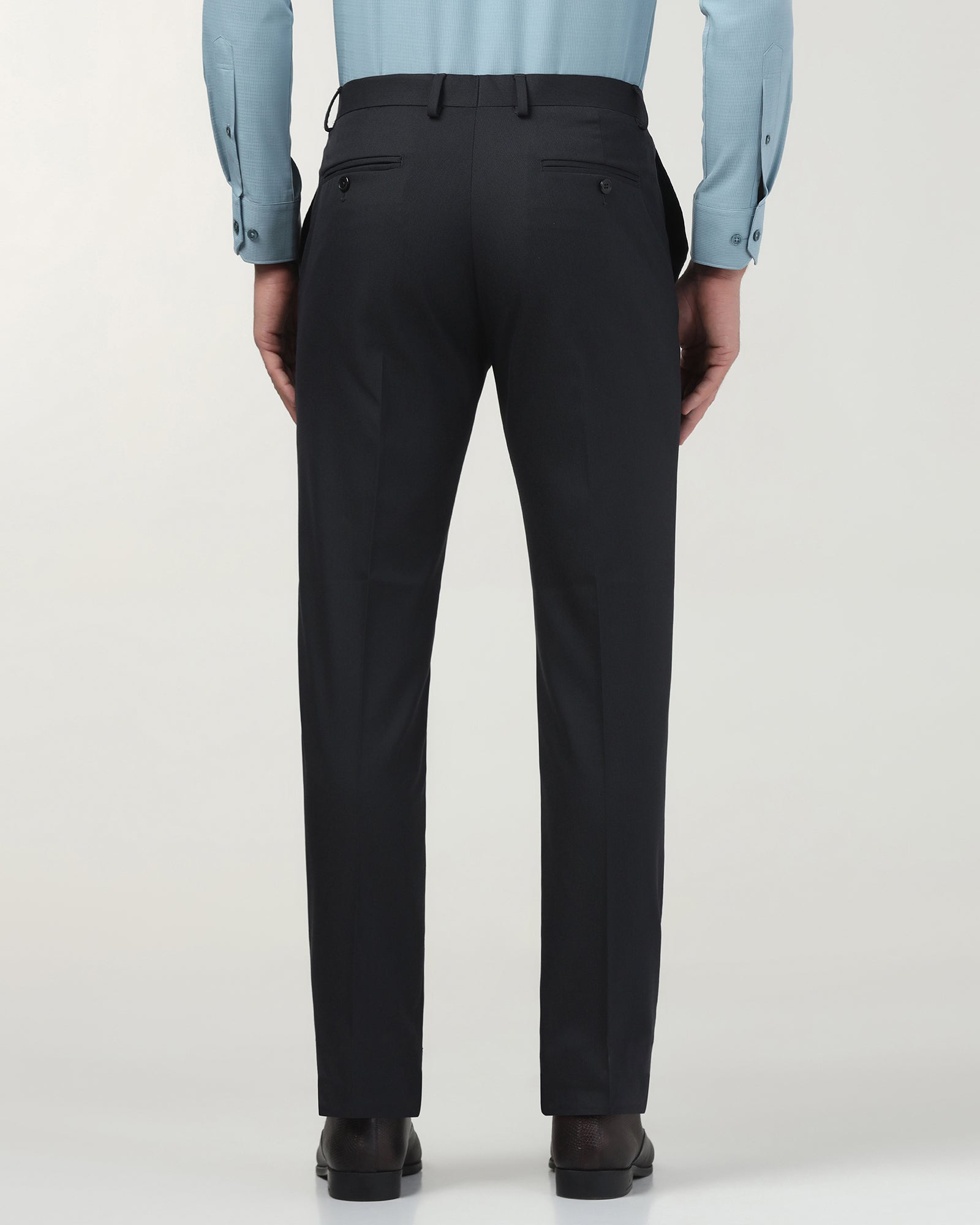 Dark Grey Textured Trouser - Kylian