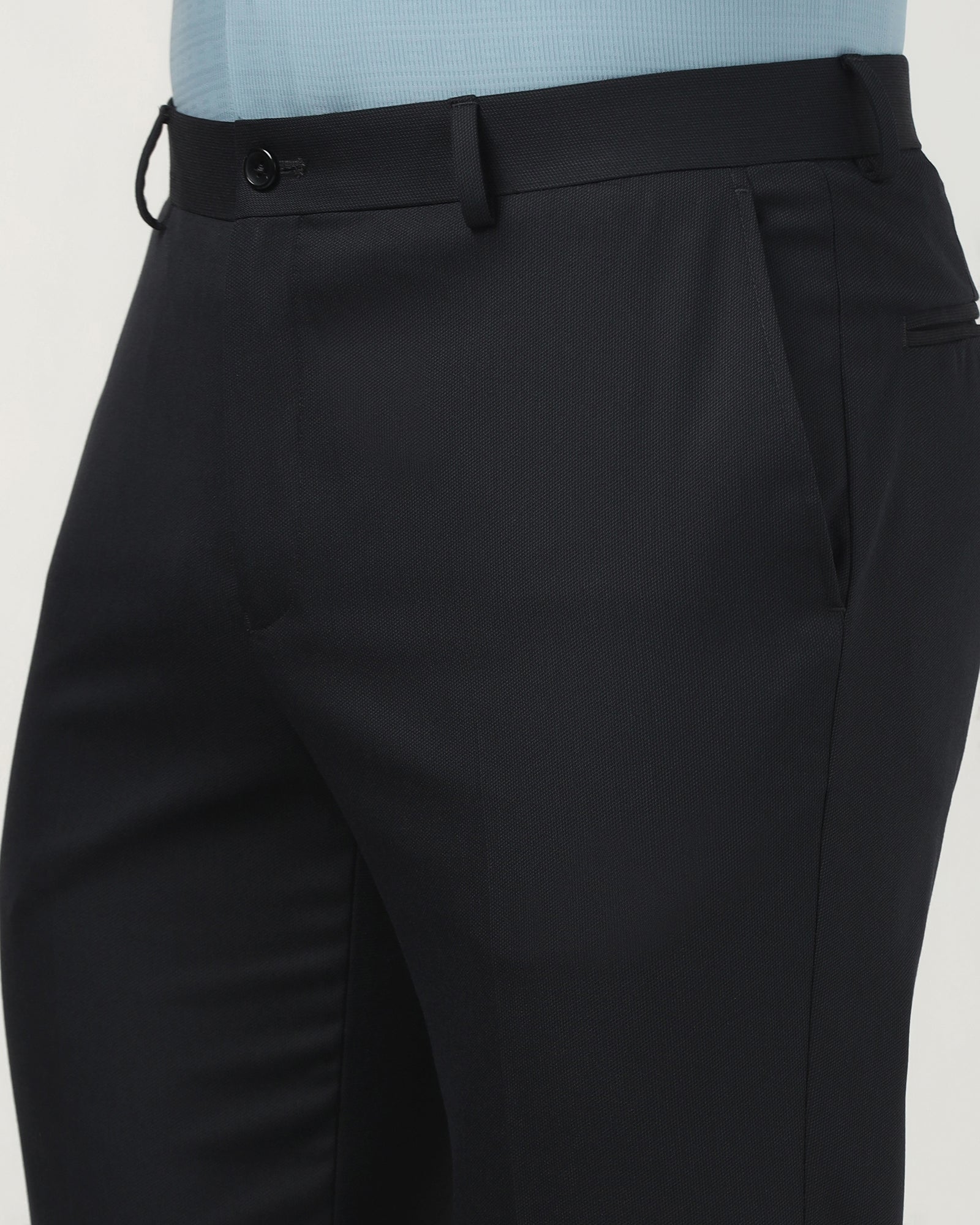 Dark Grey Textured Trouser - Kylian