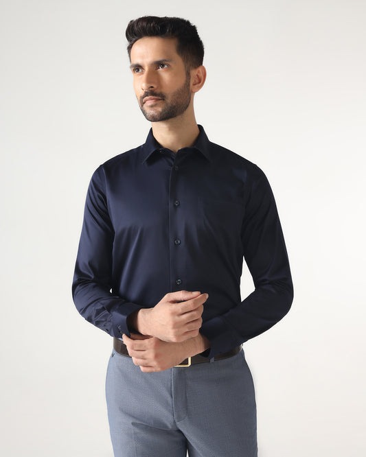 Dark Navy Non Iron Solid Shirt - Sailor