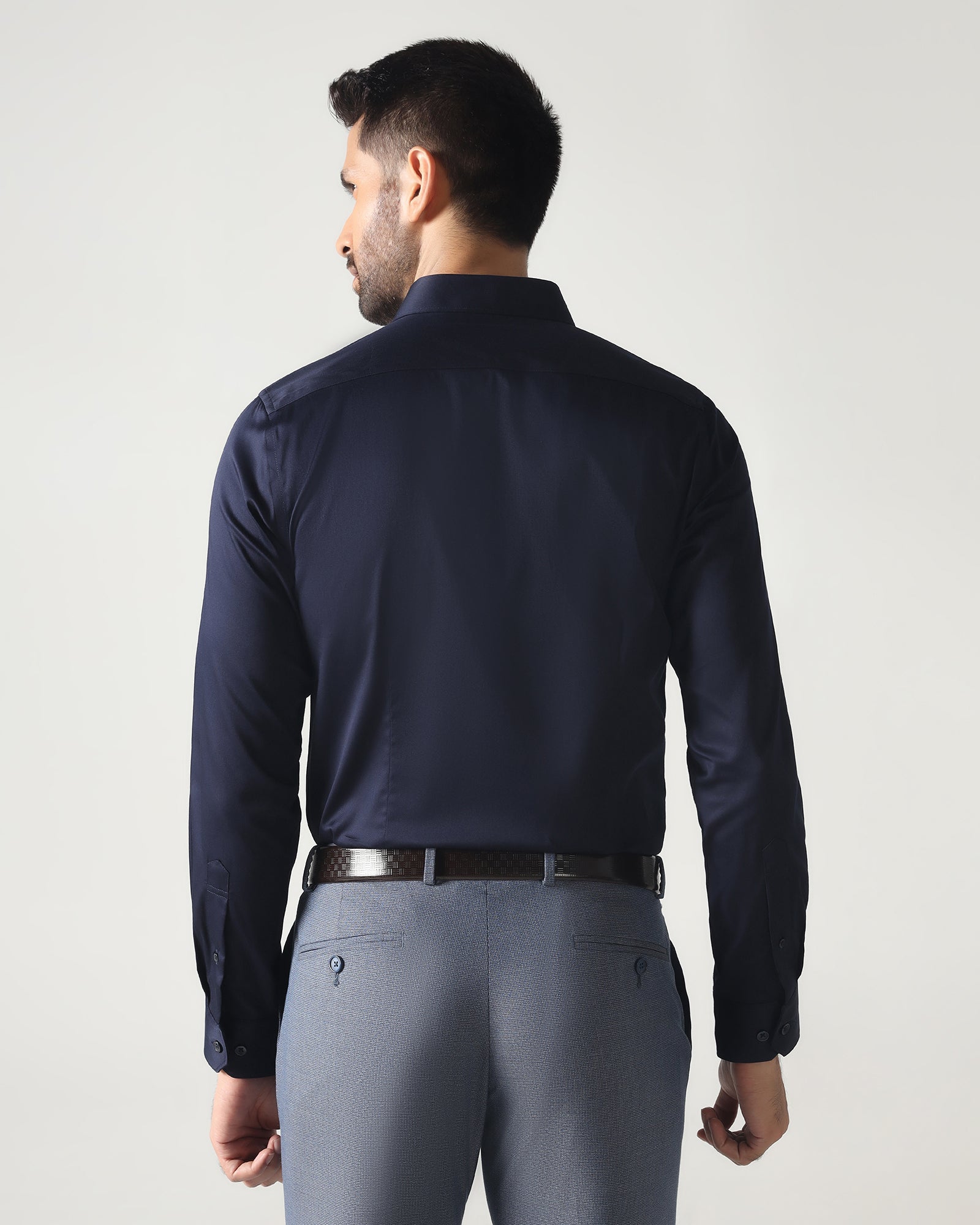 Dark Navy Non Iron Solid Shirt - Sailor