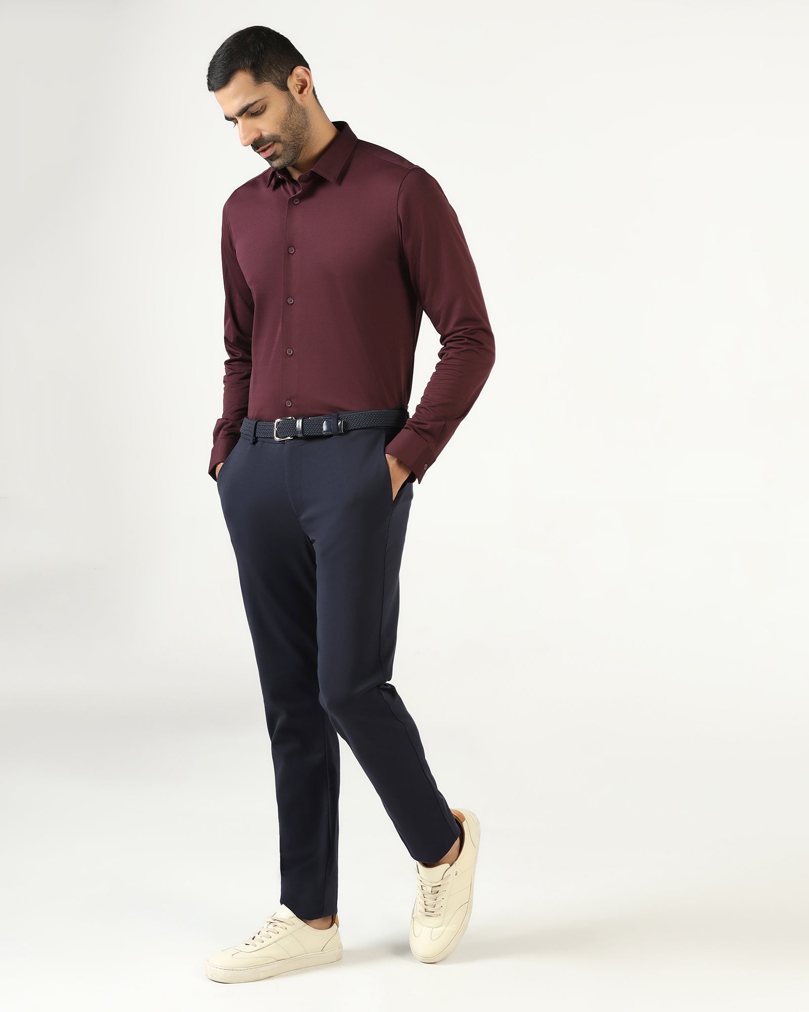 Dark Navy Techpro Solid Khakis - Ziea