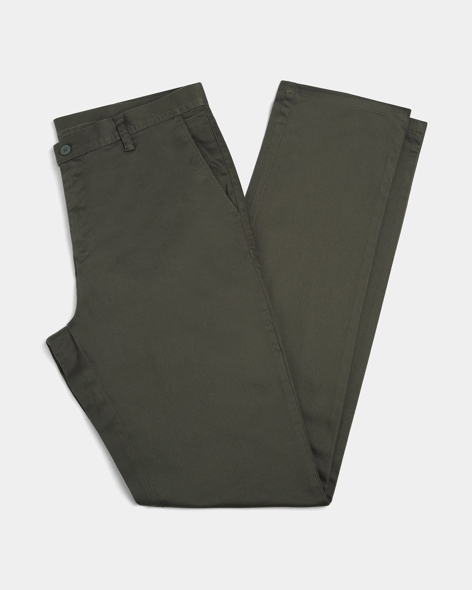 Dark Olive Textured Khakis - Kart