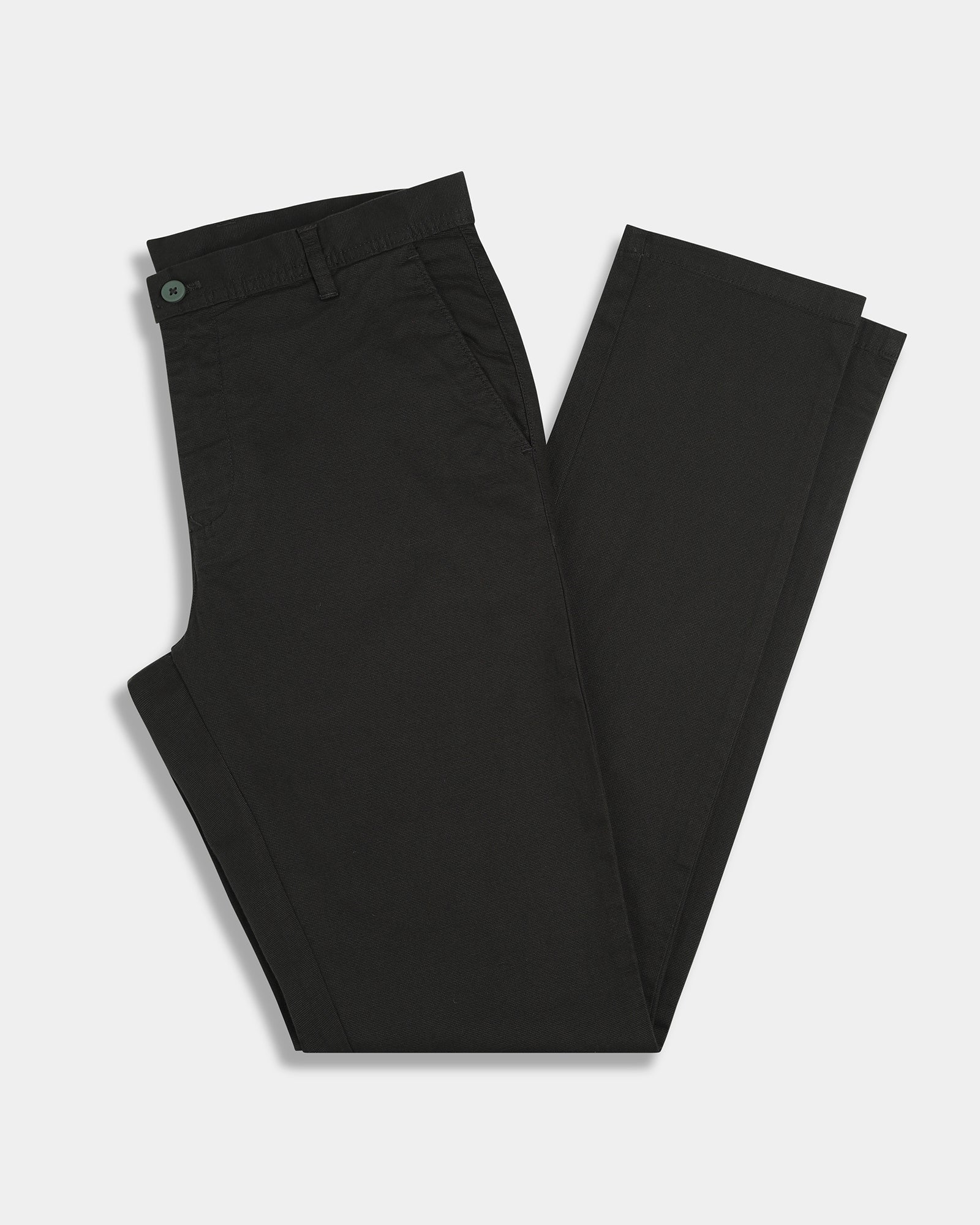 Dark Olive Textured Khakis - Monk