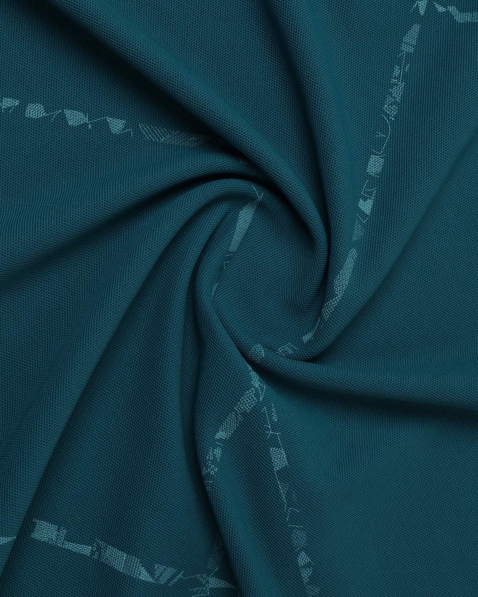 Deep Teal TechPro Printed Polo - Cedric