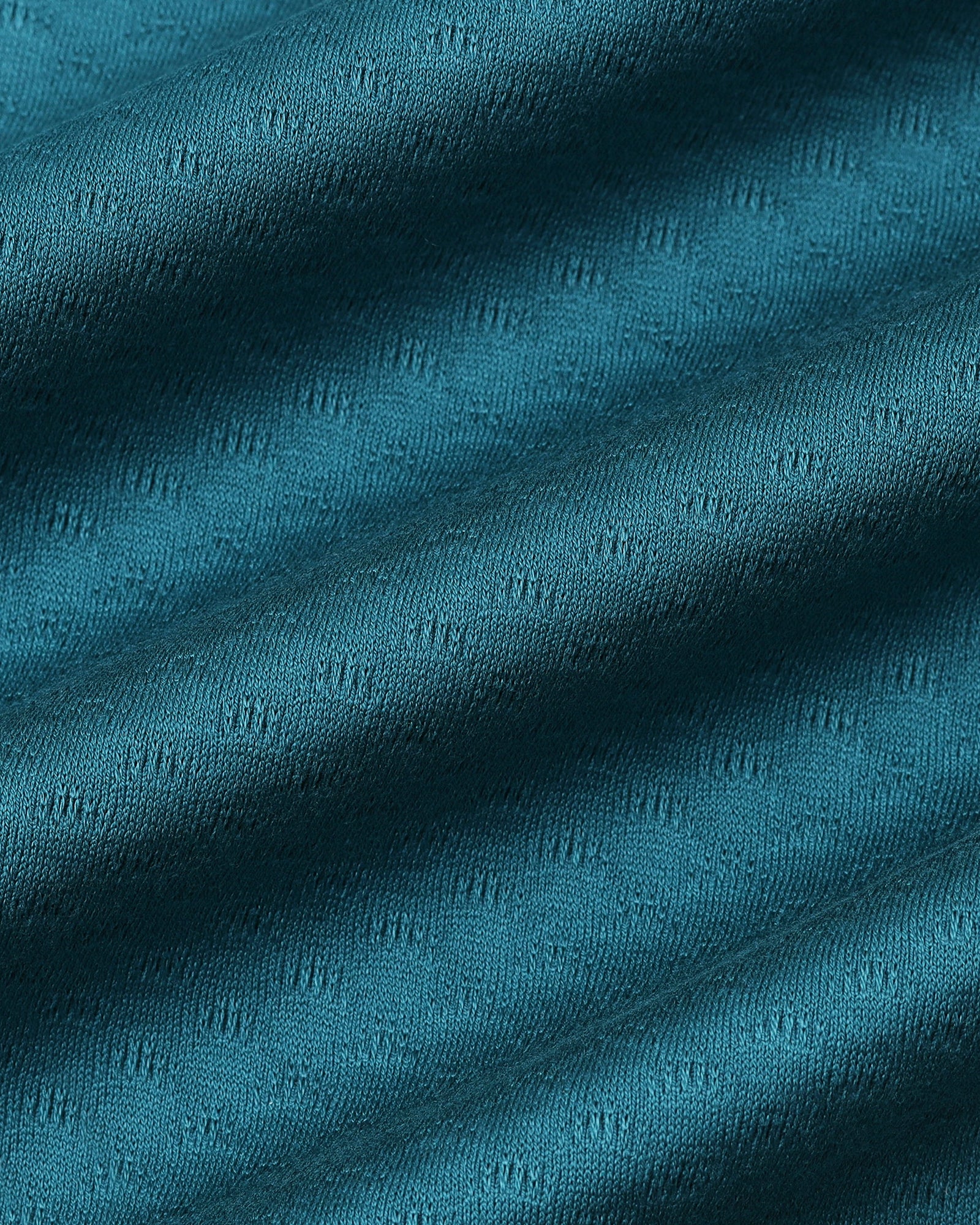 Deep Teal Textured Polo - Gama