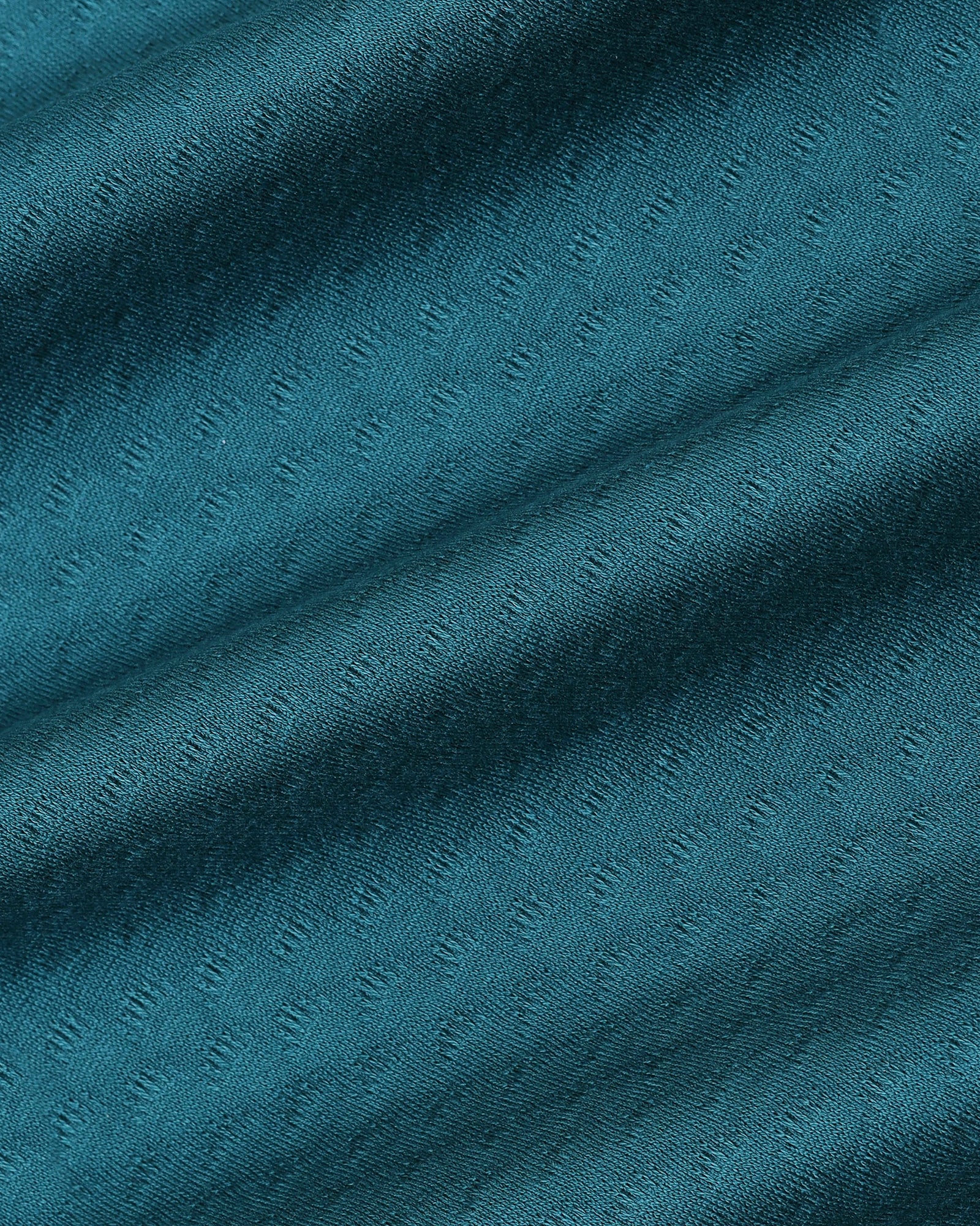 Deep Teal Textured Polo - Gama